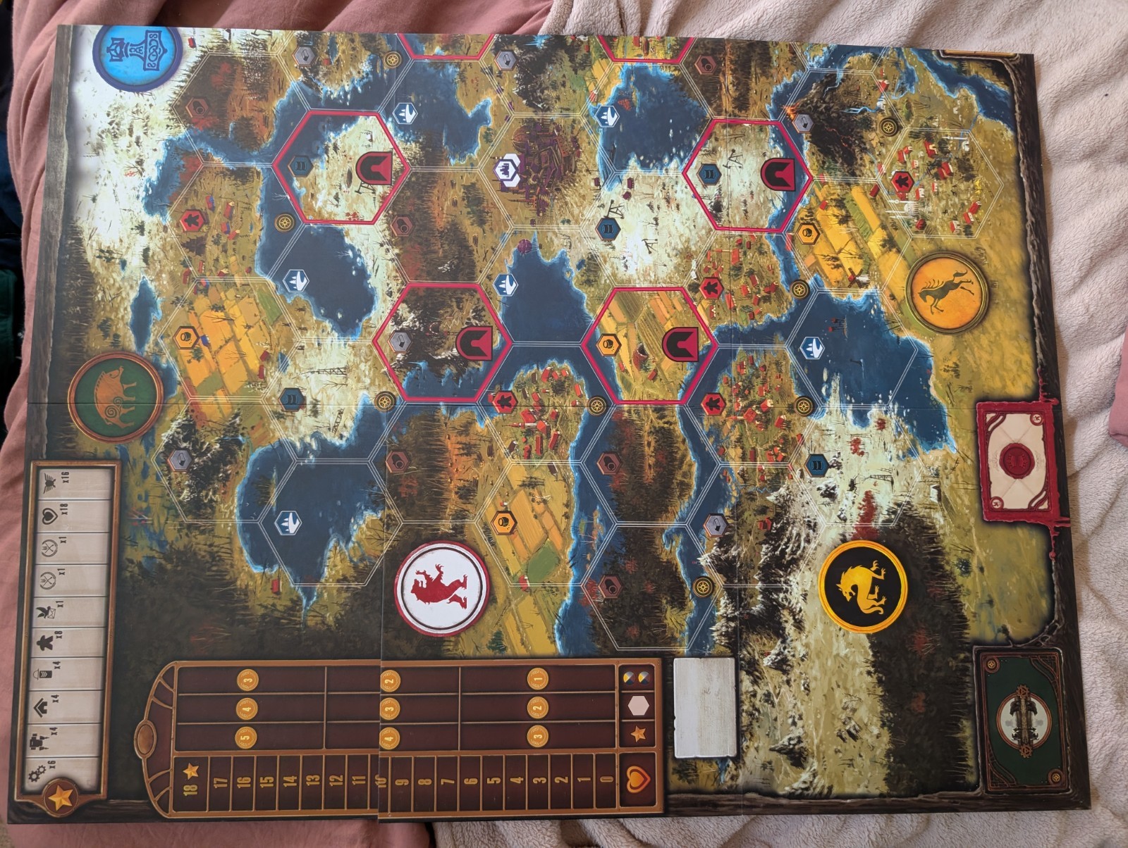 Scythe Board Game FOLDING BOARD ONLY