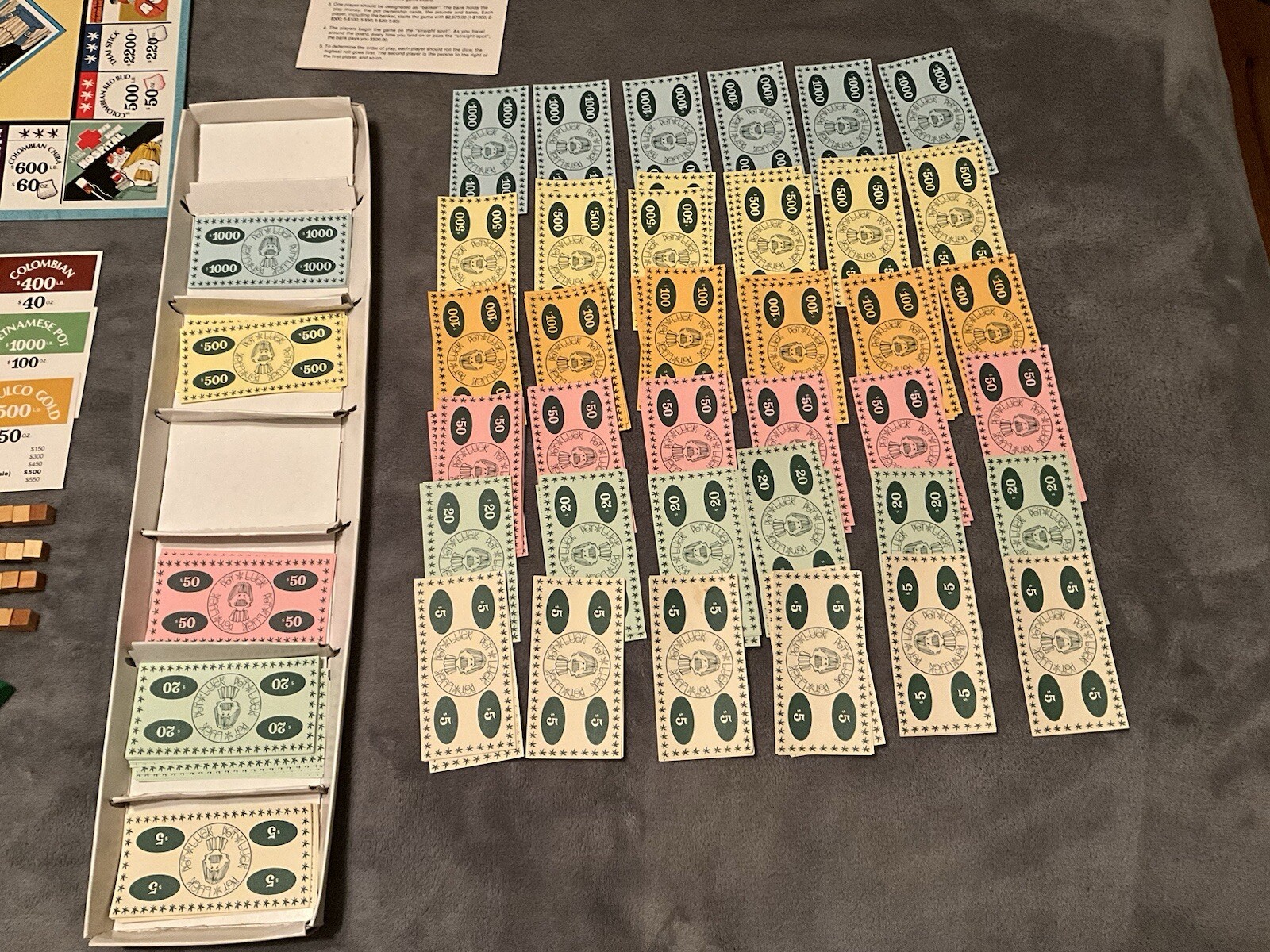 Vintage “Pot Luck” Board Game by Kapcar Productions 1979