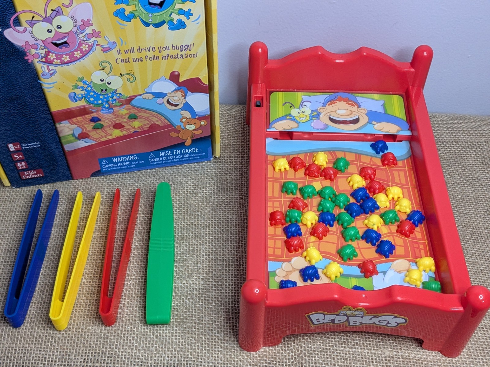 2013 Bed Bugs game By Pavilion Toys R Us Edition Complete Works 4 Players Hasbro