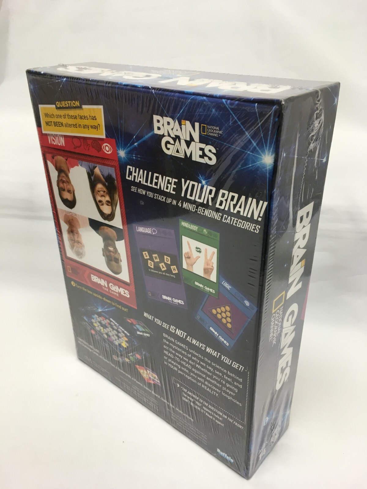 Brain Games The Game National Geographic Buffalo Mind Fooled New Sealed NIB