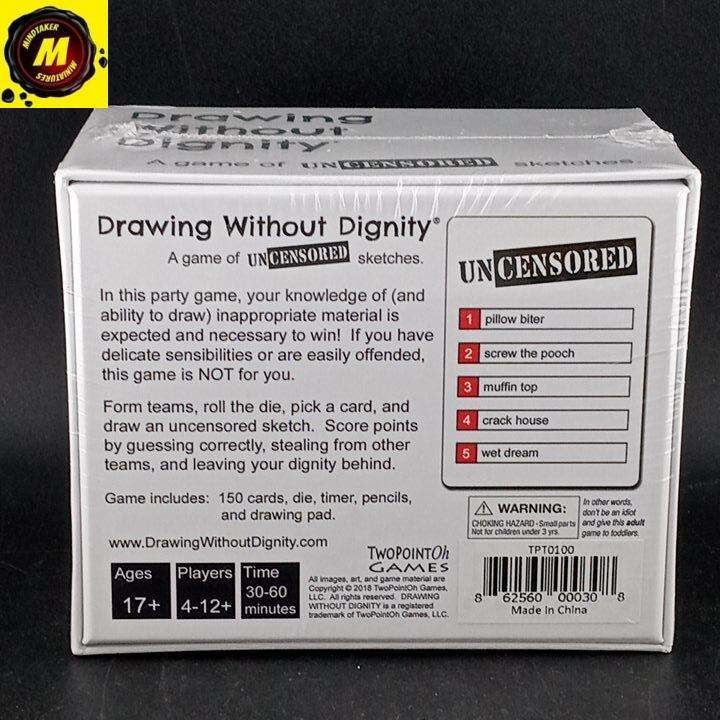 Drawing without Dignity: A Game of Uncensored Sketches (TPT0100) (NIB) – #169…