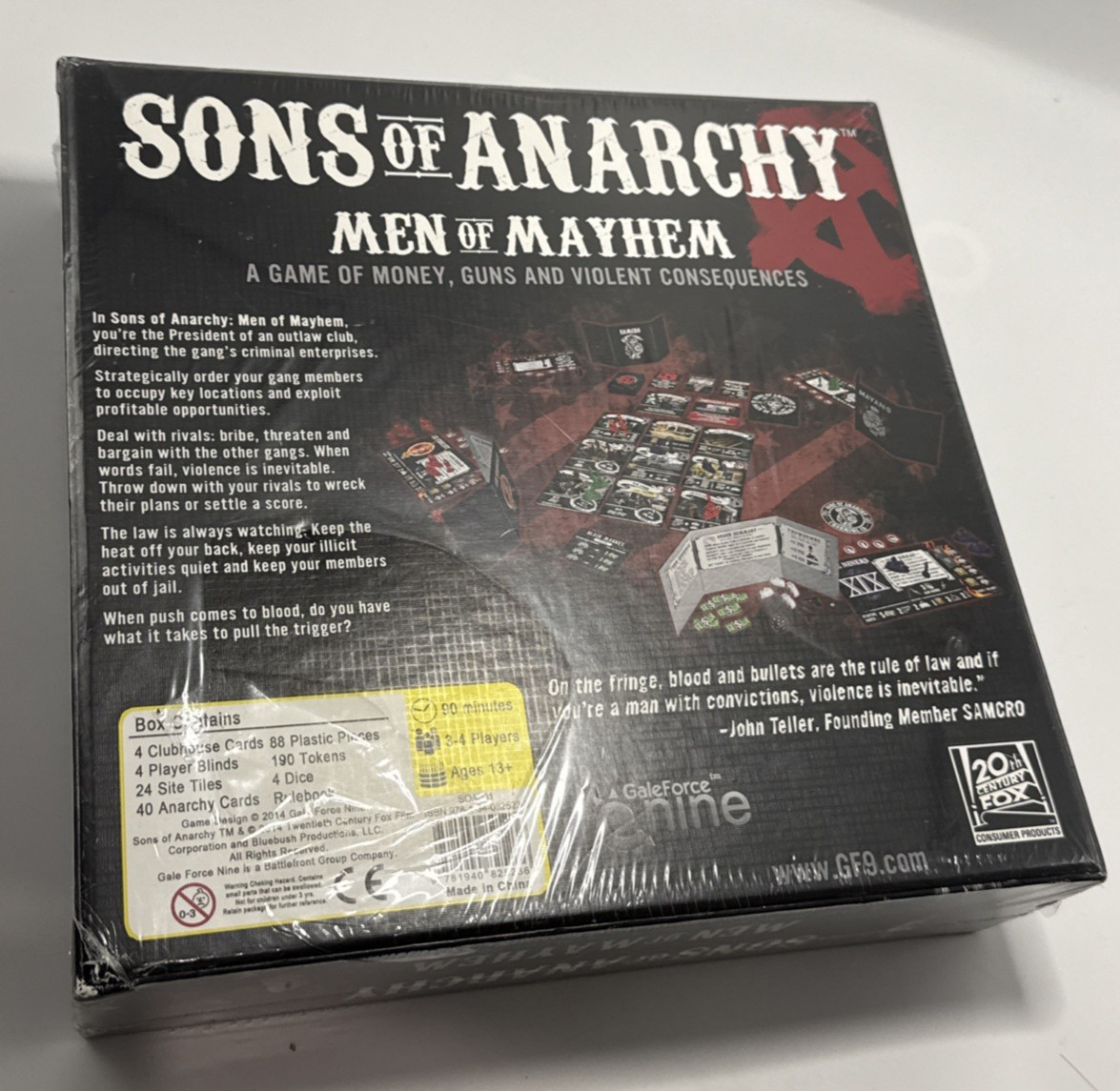 New Sons of Anarchy : Boardgame: Men of Mayhem Sealed
