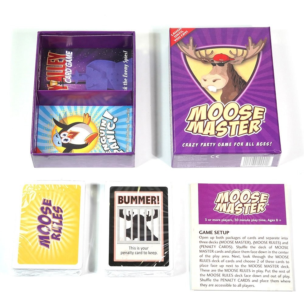 Moose Master Card Game,Crazy Party Game for All Ages,3-10 Players,Board Game JQ