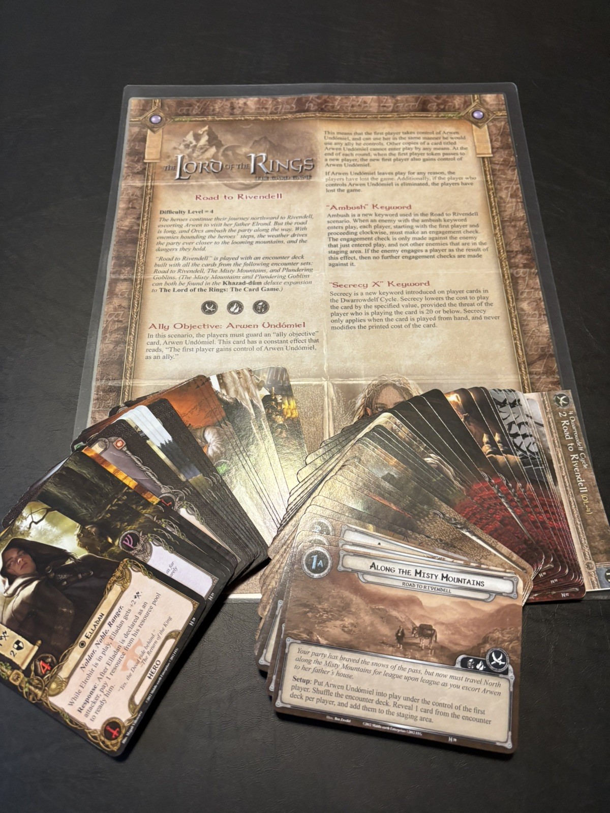 Lord of the Rings LCG – Complete Dwarrowdelf Cycle, Expansion + 6 APs