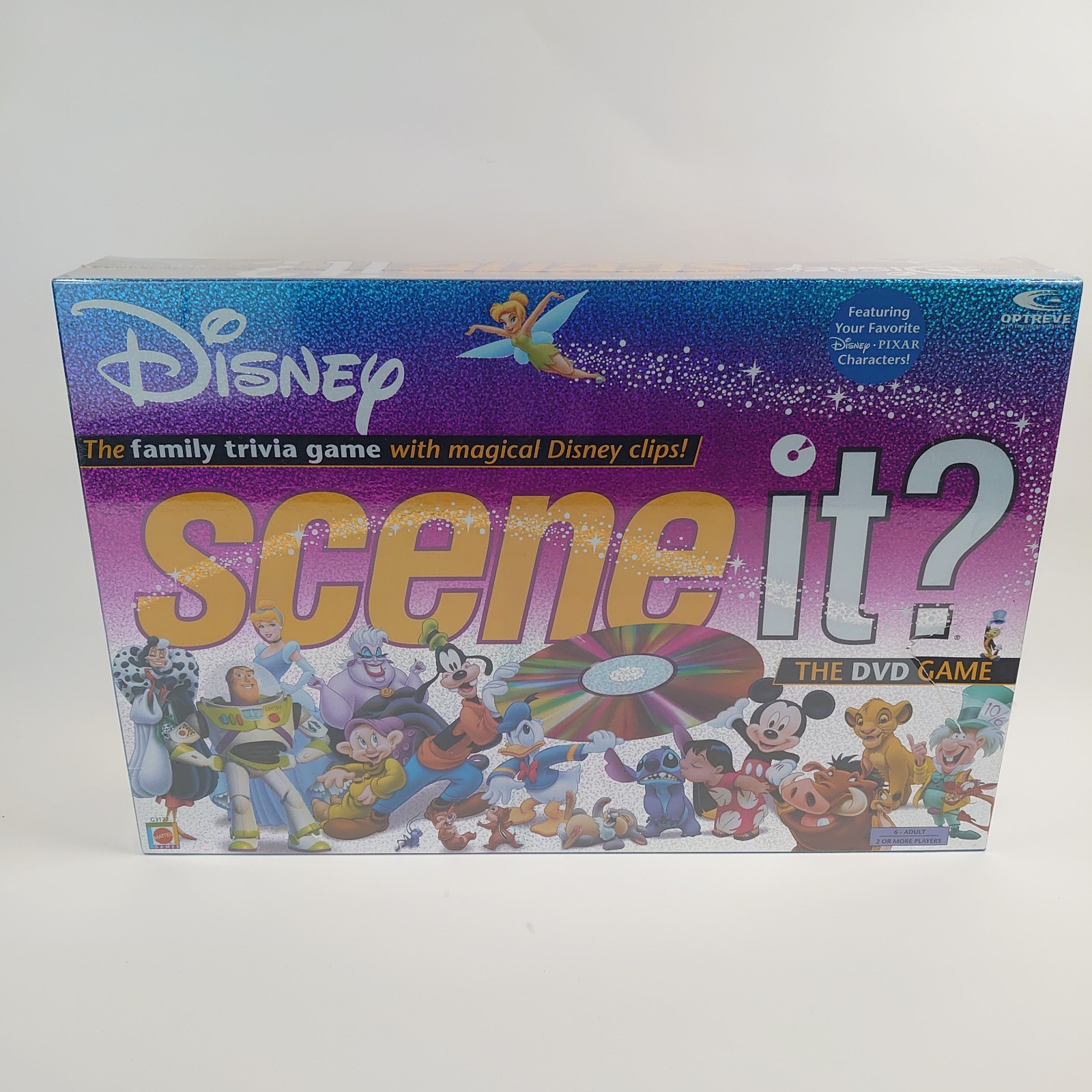 2004 New! Disney Pixar Scene It? DVD Trivia Board Game 1st Edition By Mattel New