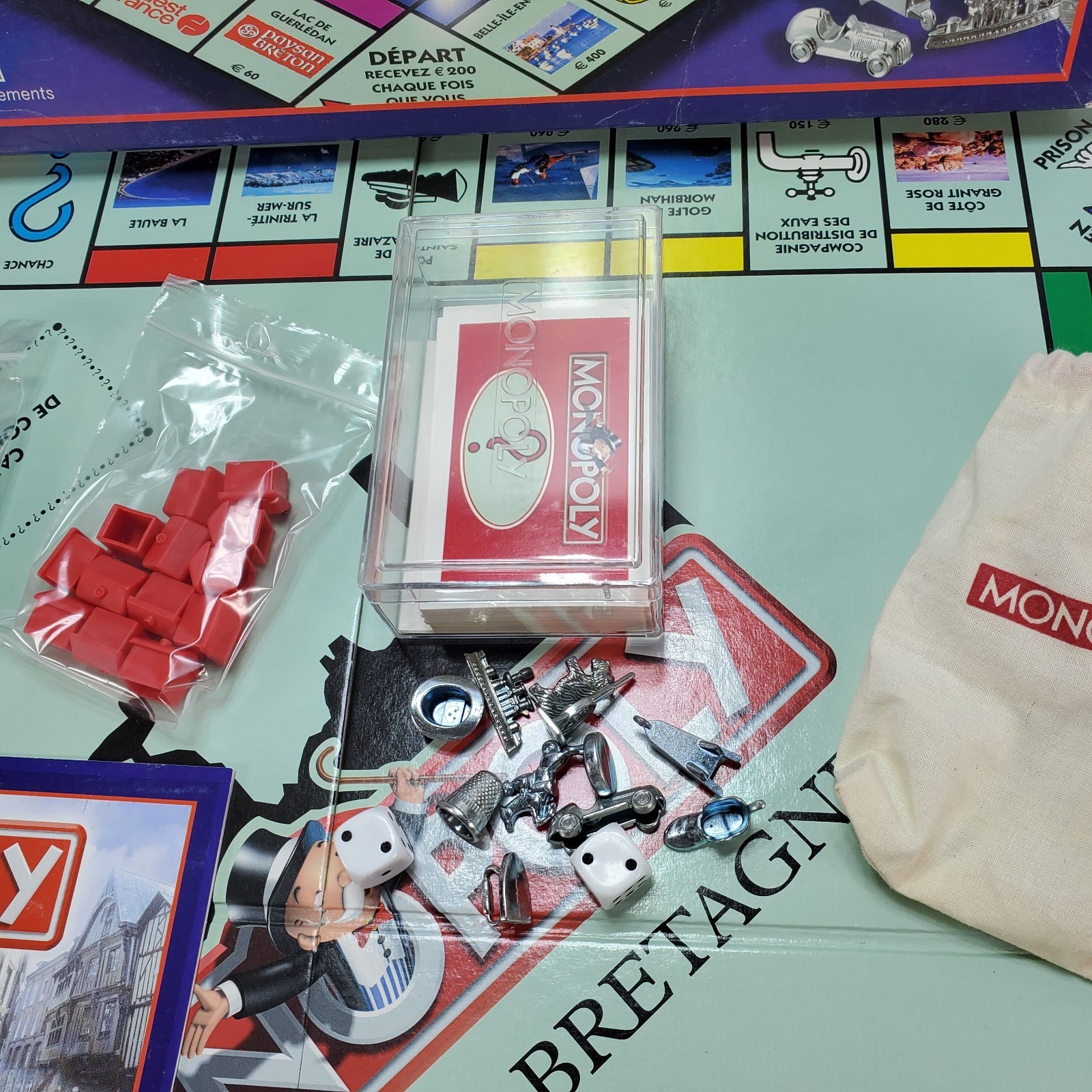 MONOPOLY BRETAGNE Edition France French International Complete Winning Moves