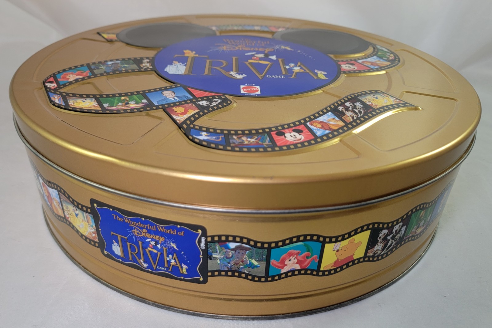 The Wonderful World Of Disney COMPLETE Trivia Board Game In Tin 1997