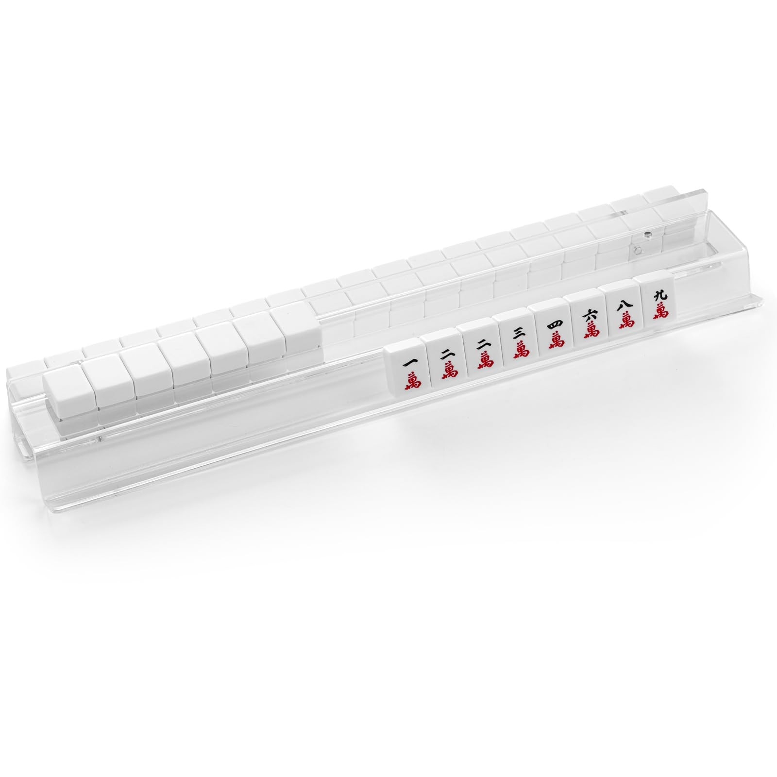 magic sewing machine Acrylic Mahjong Racks with Magnetic Pushers, Set of 4 Cl…