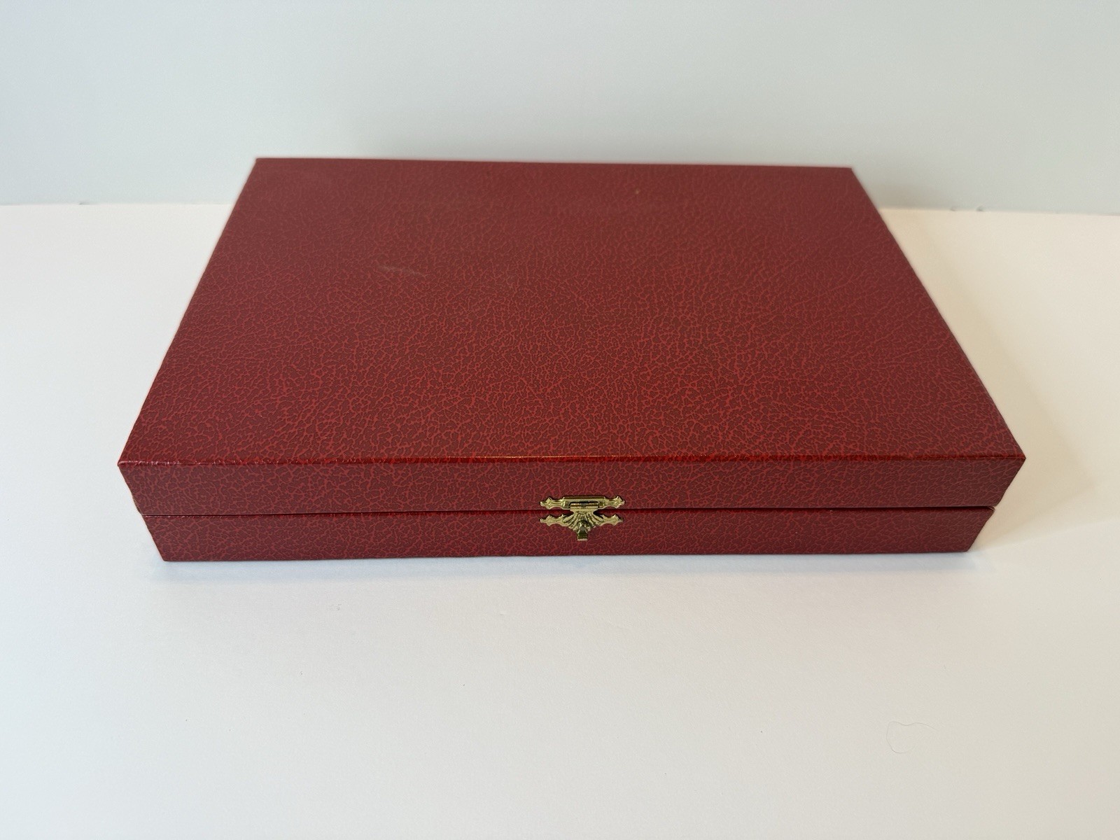 Design Philipp Sweden Backgammon Set Red Case Cork Board JC Penney Magnetic VTG
