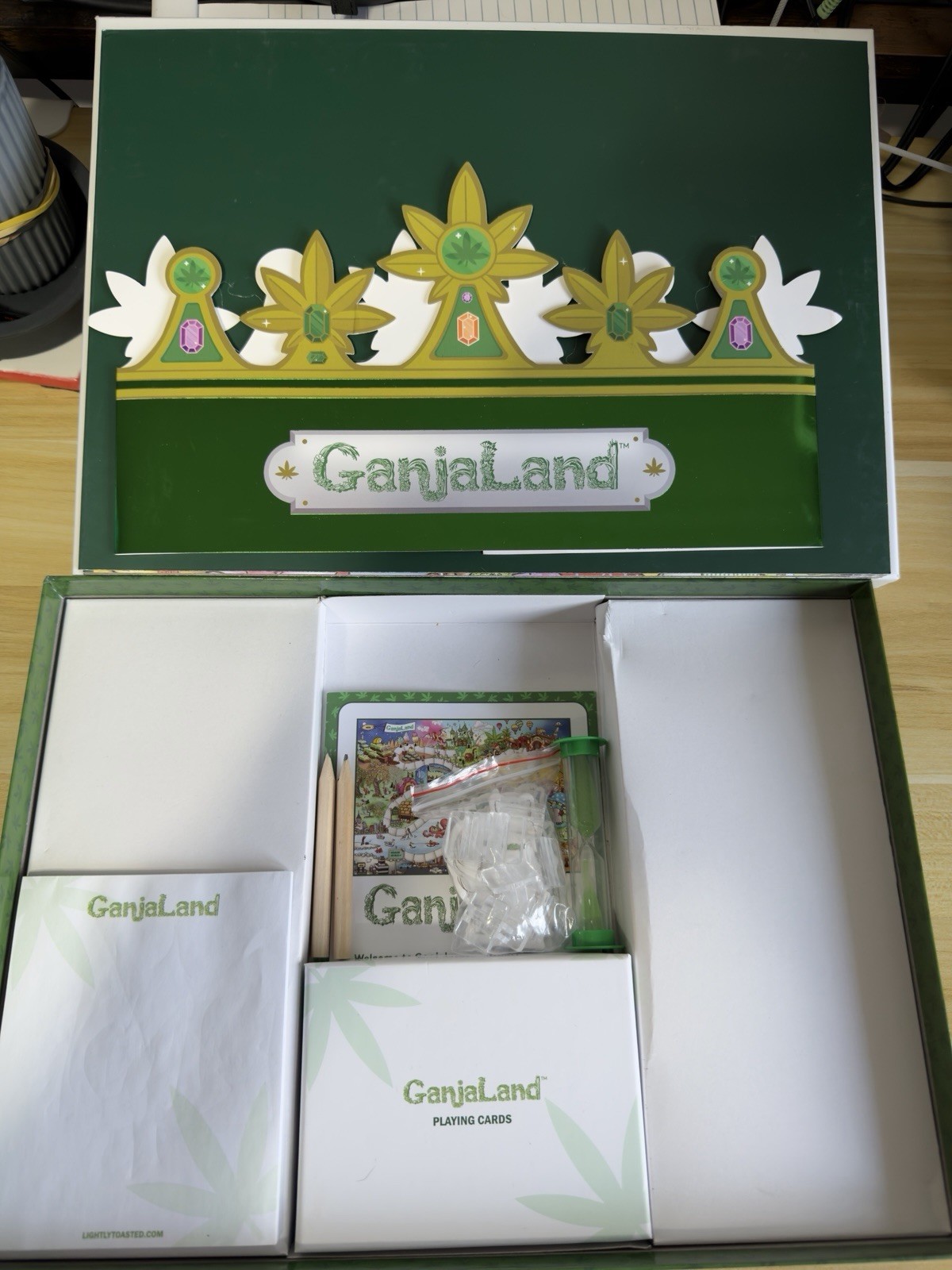 GanjaLand an Epic Weed Adventure Board Game Used Complete