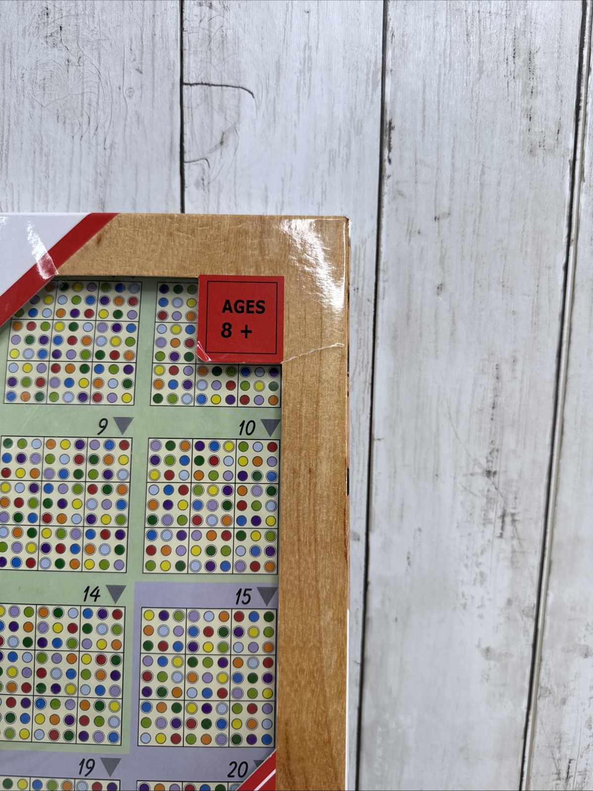 COLORKU Game Color-Sudoku Puzzle, 81 Balls, Solid Wood Board complete