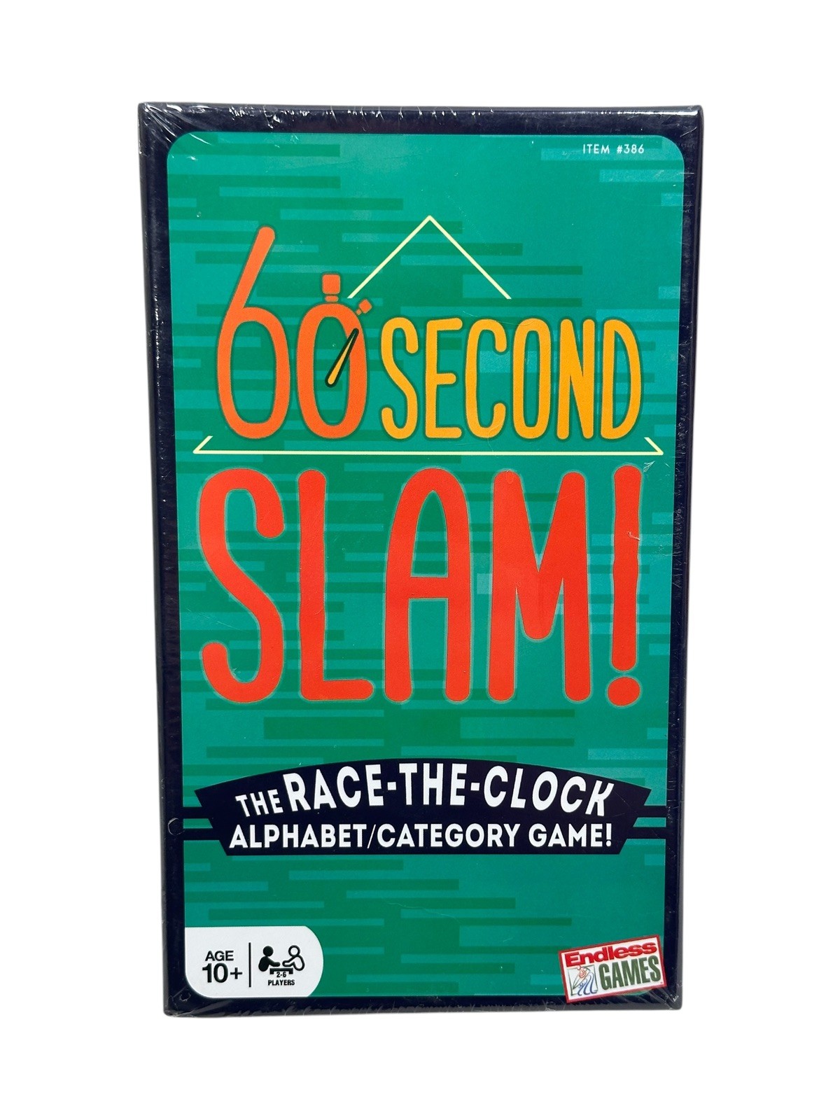 Endless Games 60 second Slam Race the clock alphabet game 10+ Sealed New