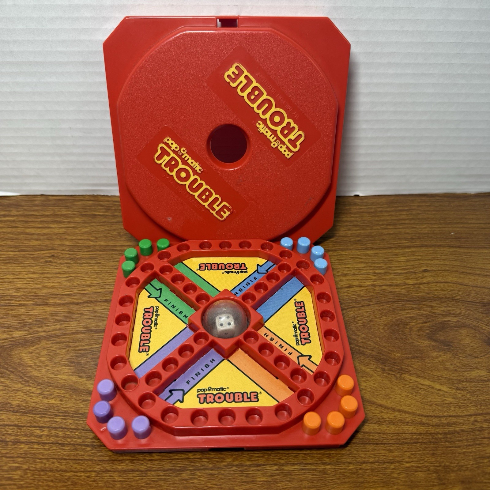 Pop-o-Matic Travel Trouble Game 1986 – 4704 Milton Bradley Vintage