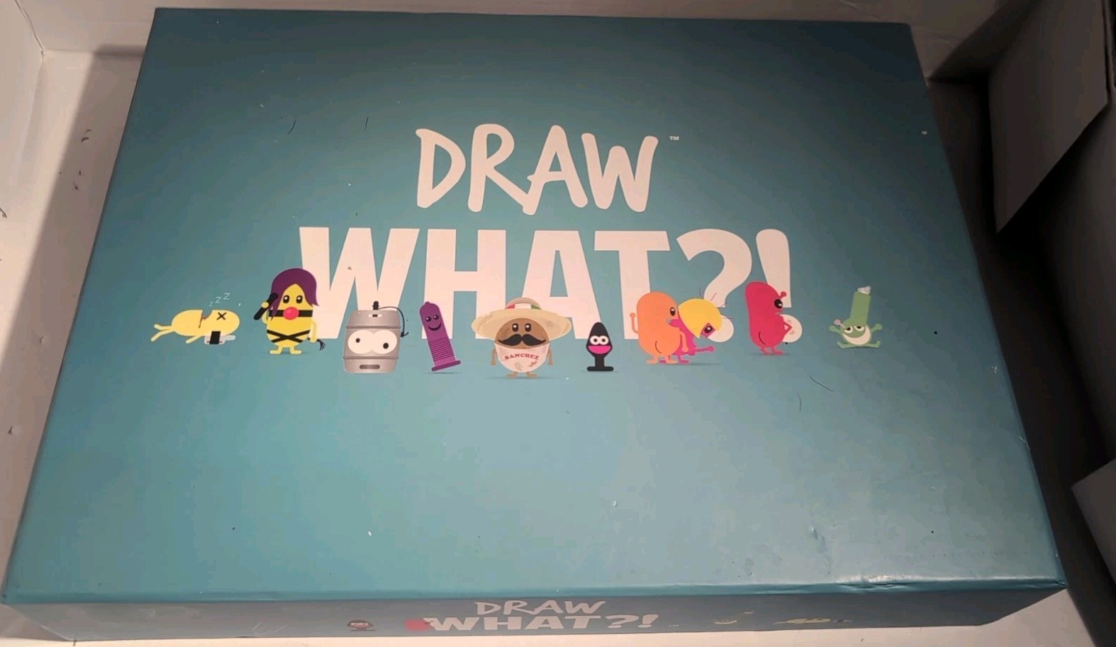 Draw What?! Adult Party Board Game ADULT CONTENT Humor RARE 2015 COMPLETE