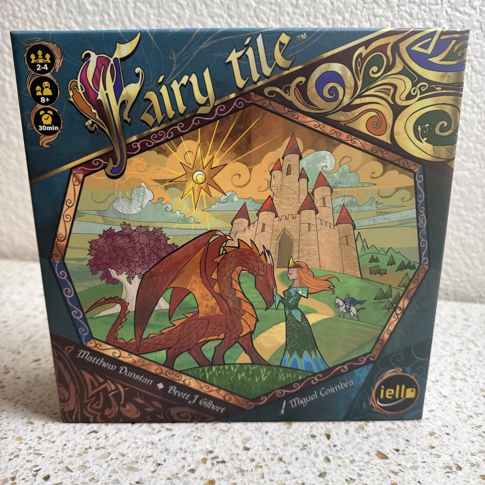 Fairy Tile Board Game Fantasy Strategy Storytelling 2-4 player ages 8+ Iello