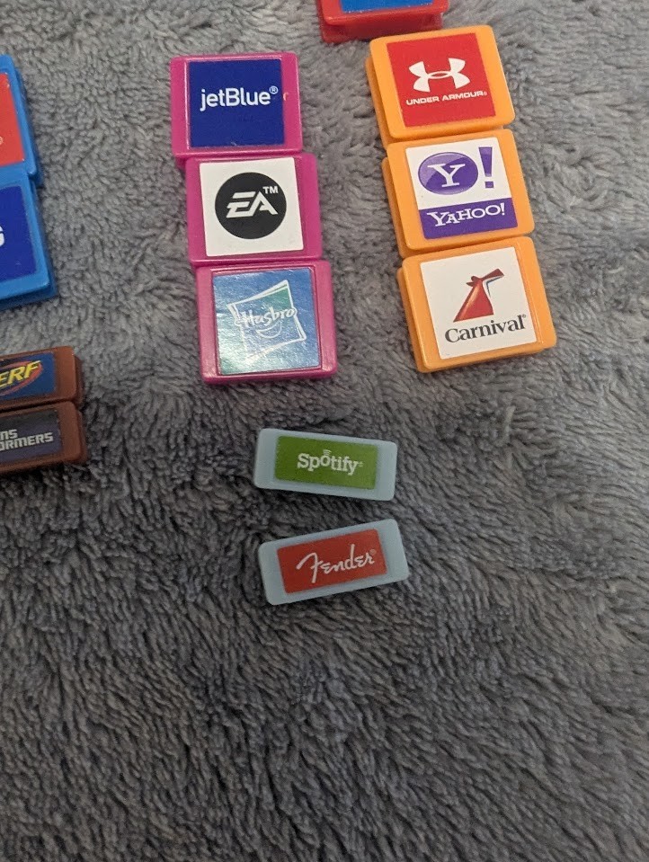 Monopoly Empire Edition Hasbro 2013 Misc. Branded Tower Tiles – Great Condition