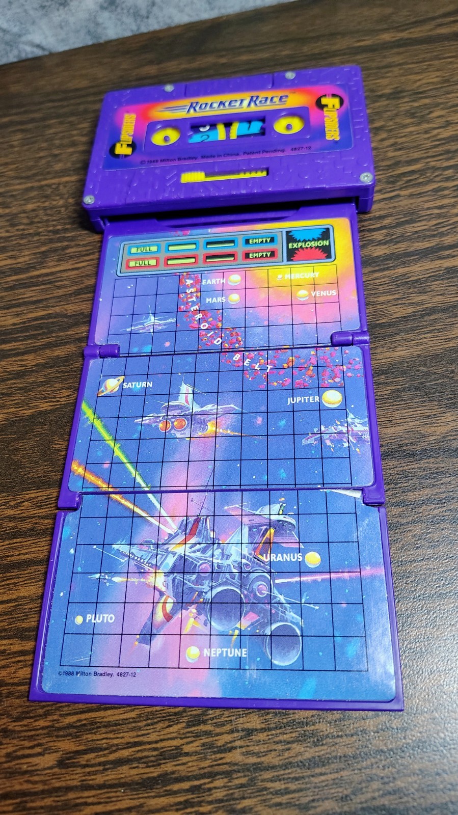 FLIPSIDERS Rocket Race Milton Bradley 1988 Vintage Pocket Game Rare