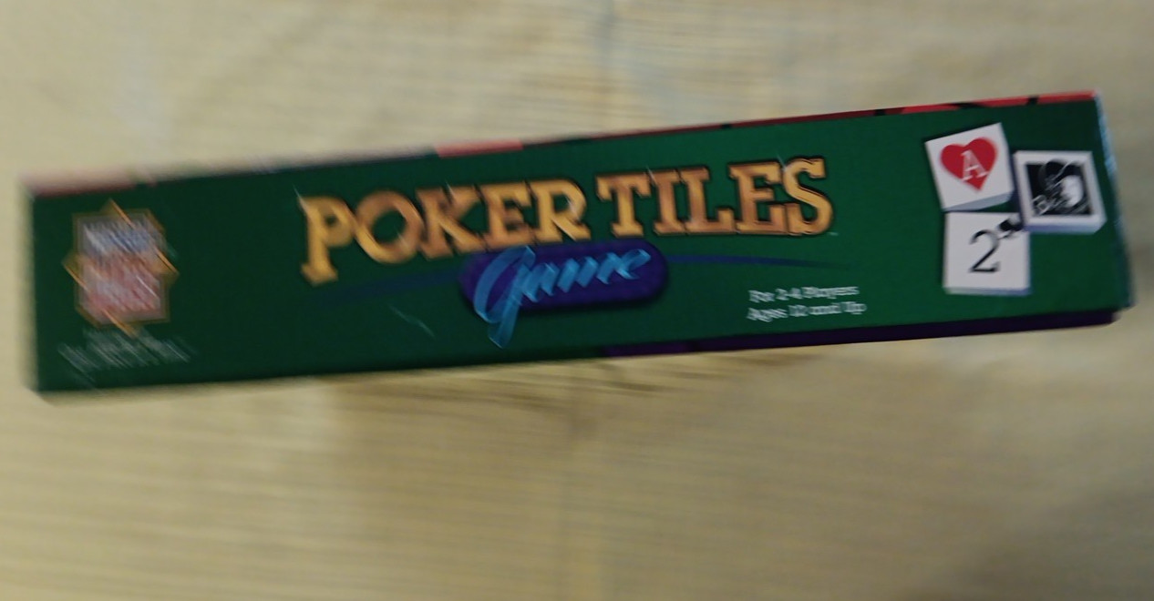 Master Pieces, Poker Tiles Game, 12 Years+, 2-4 Players