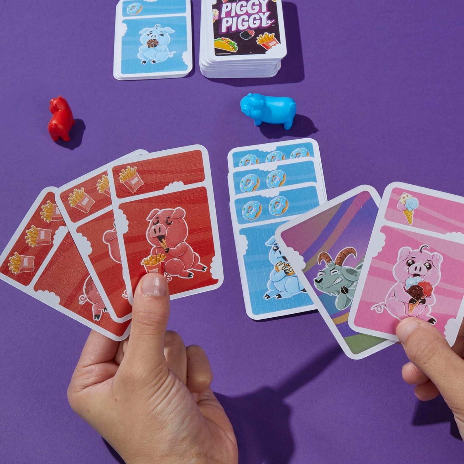 Piggy Piggy Card Game – Fast Family Party Game for Kids & Adults, Ages 7+