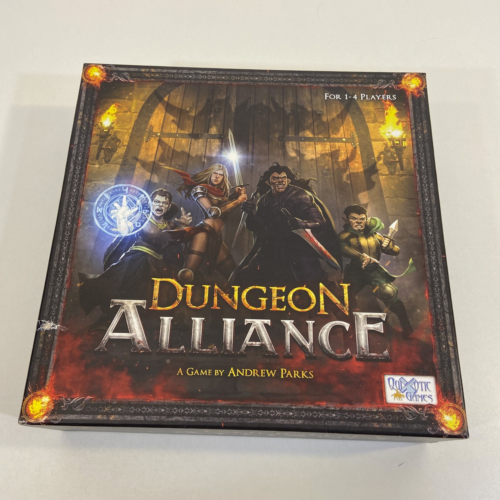 Andrew Parks Dungeon Alliance 2017 Quixiotic Board Game MISSING MINI FIGURES