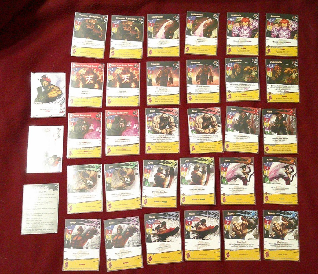 Level 99 Exceed Fighting System Ryu box contents Street Fighter (box missing)