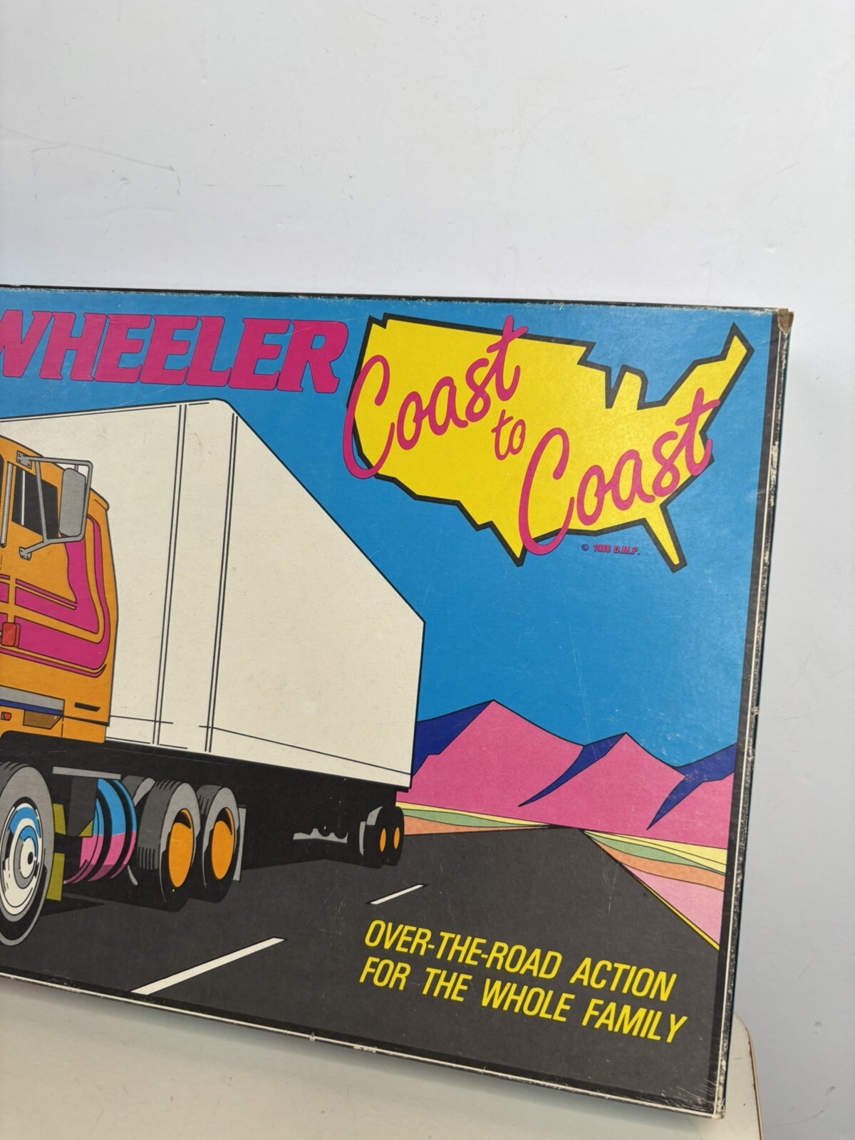 Vintage 18 Wheeler Coast to Coast Board Game 1986 DMP Eighteen 1978 Big Rig