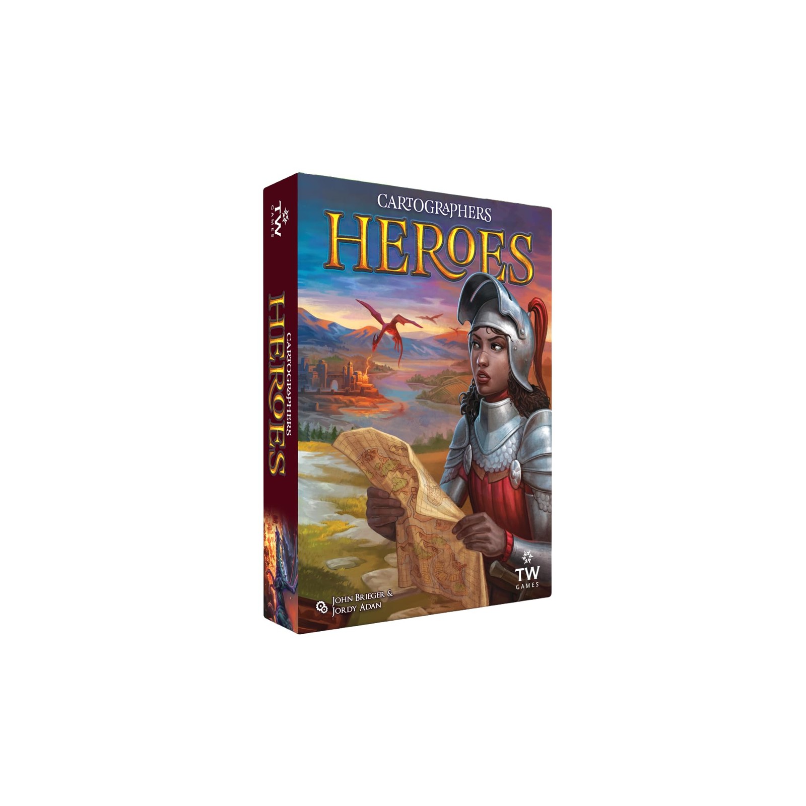 Cartographers Heroes Board Game | Standalone Expansion & Core Game | Award-Wi…