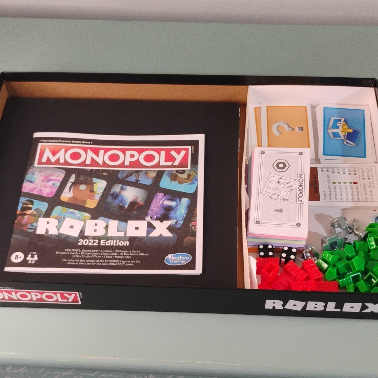 Hasbro Monopoly Roblox 2022 Edition Complete Board Game 2+ Players Ages 8+