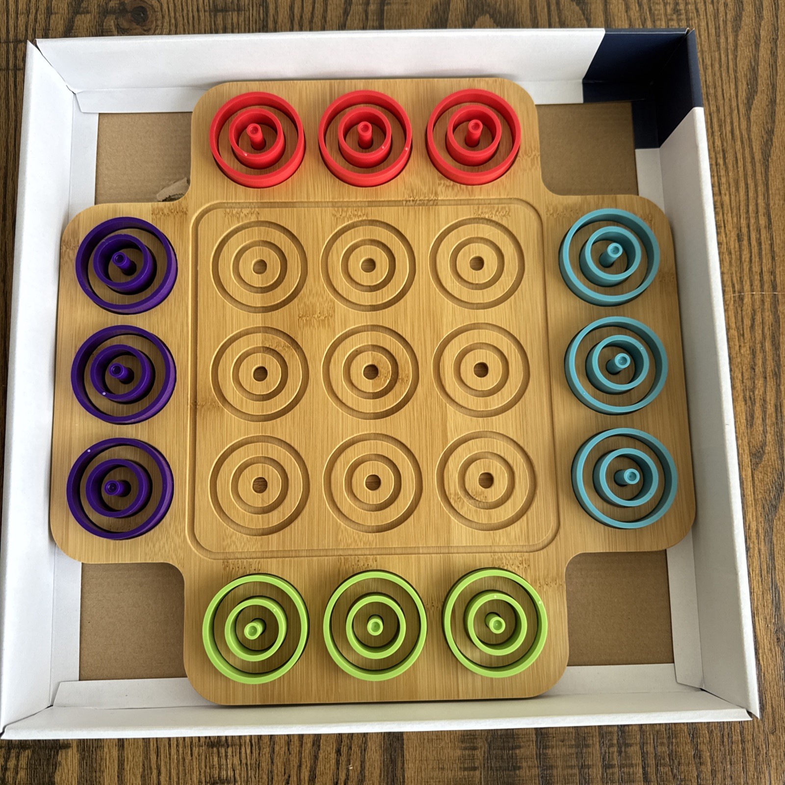 OTRIO DELUXE Board Game 100% COMPLETE EUC Marbles Brain Workshop