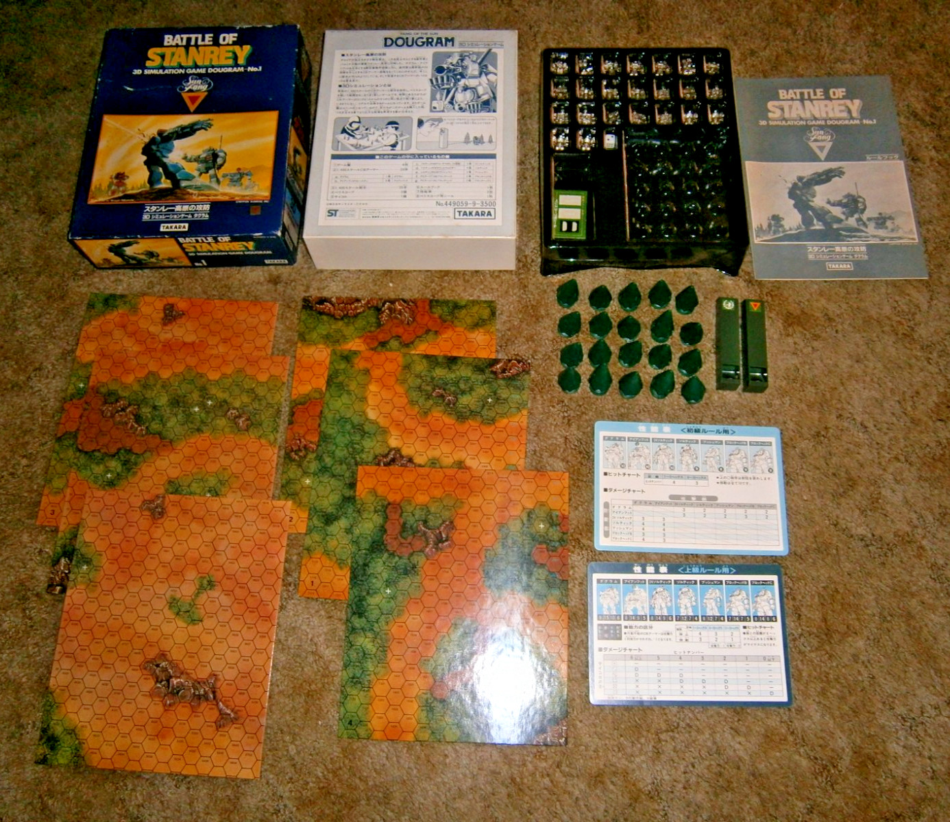 Dougram – Battle of Stanrey by TAKARA **100% complete w/English Translation**