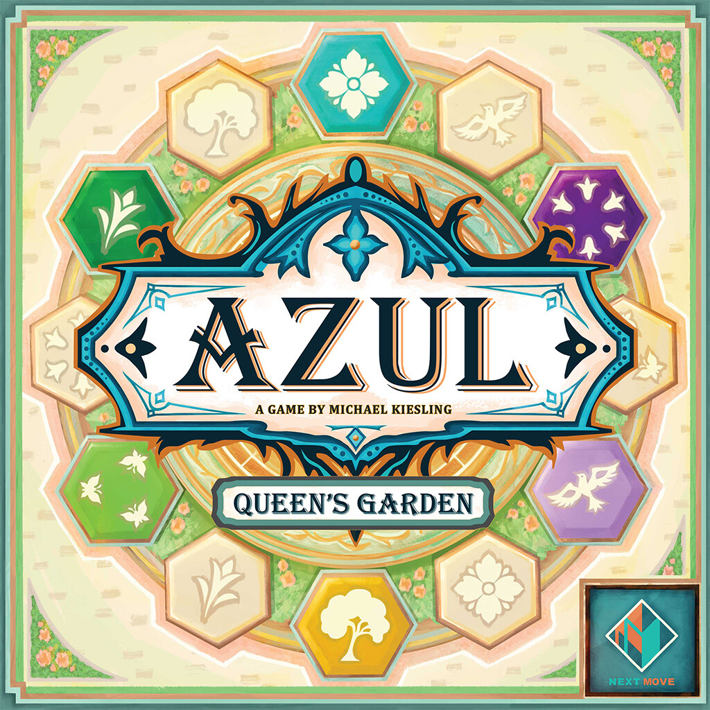 Queen’s Garden Azul Tile Board Game Next Move Games Plan B NM60090EN Family