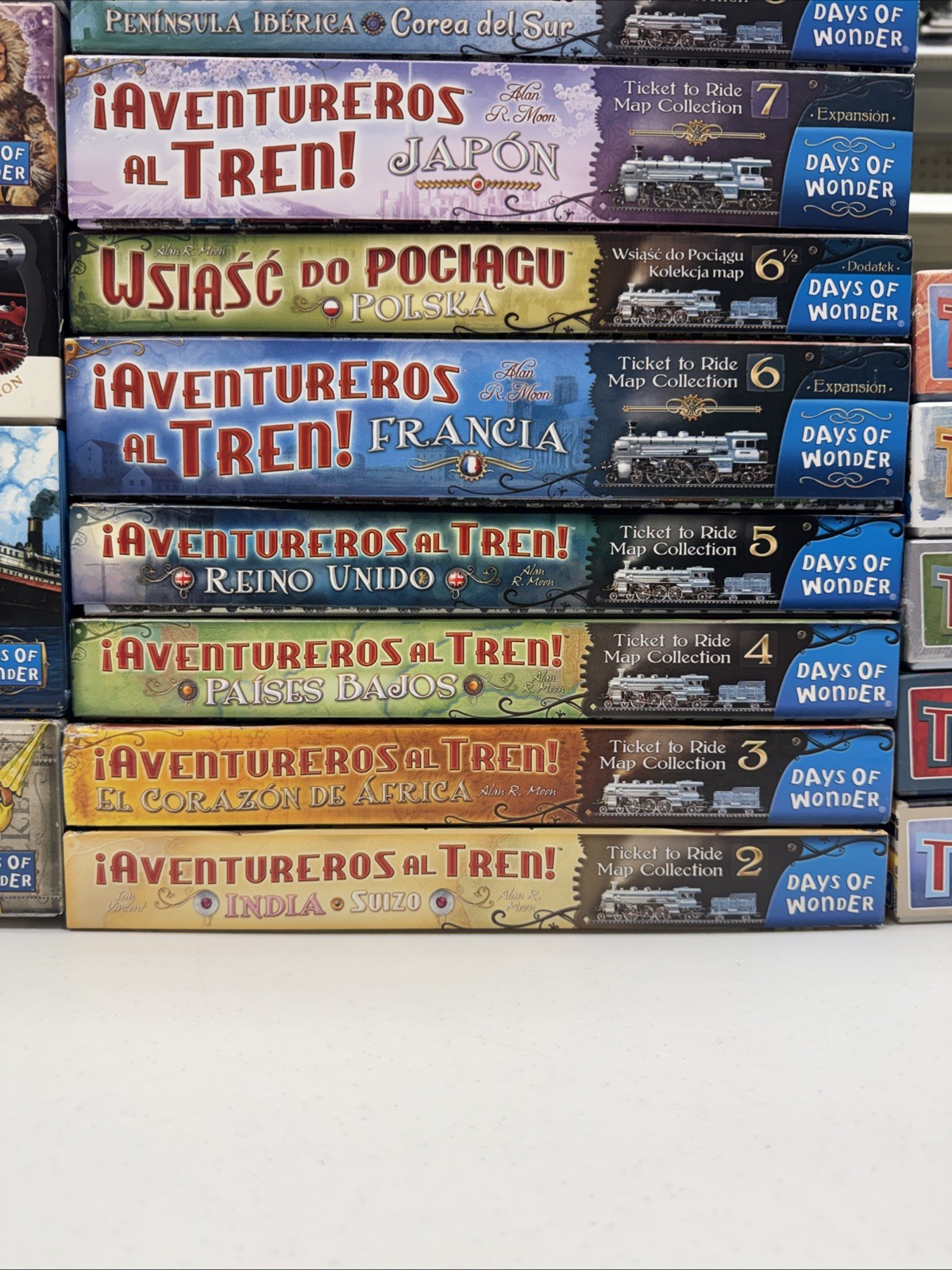 Ticket To Ride- EXPANSION LOT x21 ticket to ride expansions (used & new) ng31101