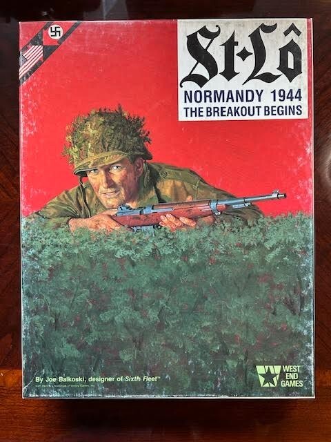 St. Lo, Normandy 1944 The Breakout Begins COMPLETE OPEN BOX by West End Games