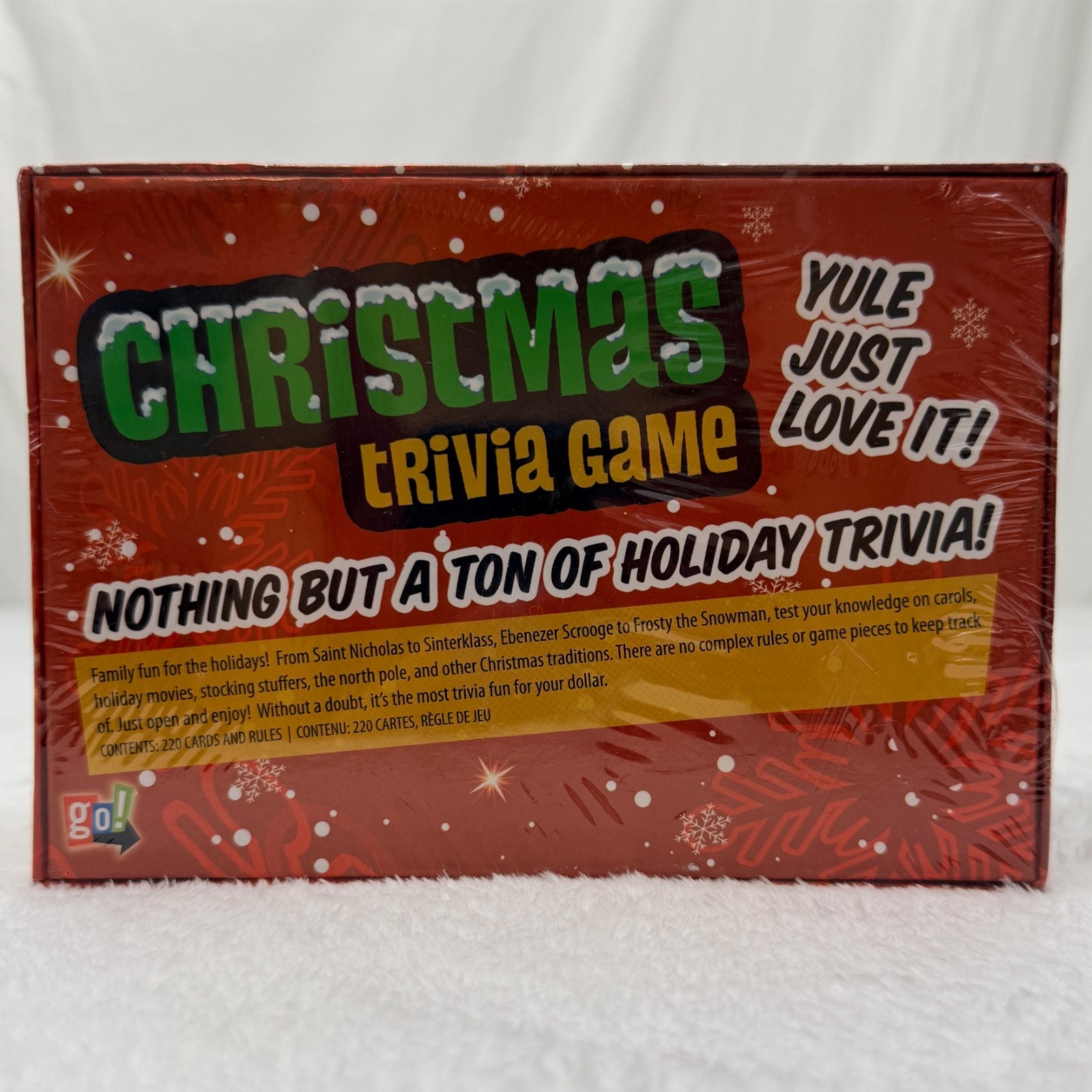 Christmas Trivia Game A Perfect Ho Ho Holiday Gift by Go Games