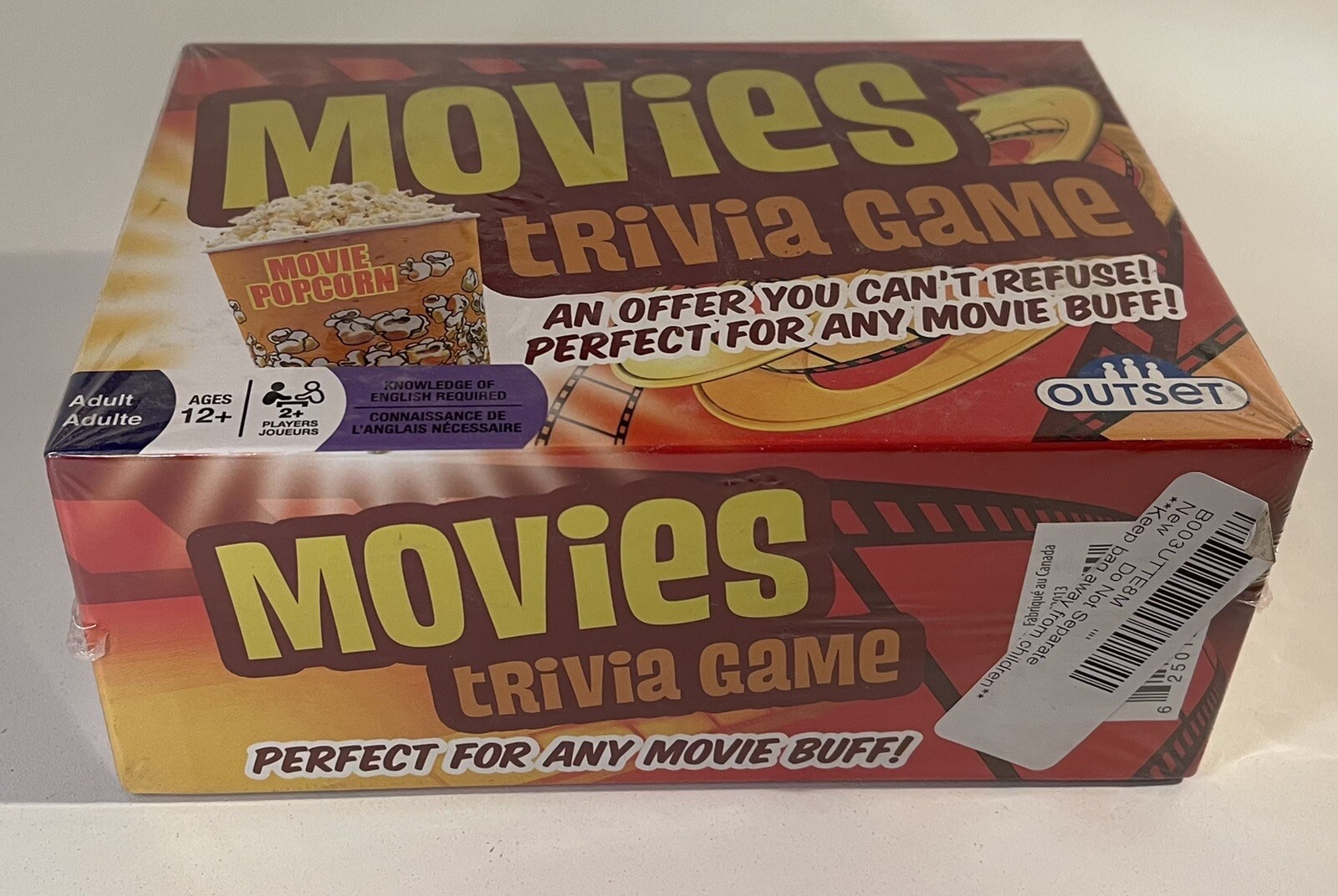 WE LOVE MOVIES TRIVIA 2 GAMES FAMILY GAME NIGHT FACTORY SEALED