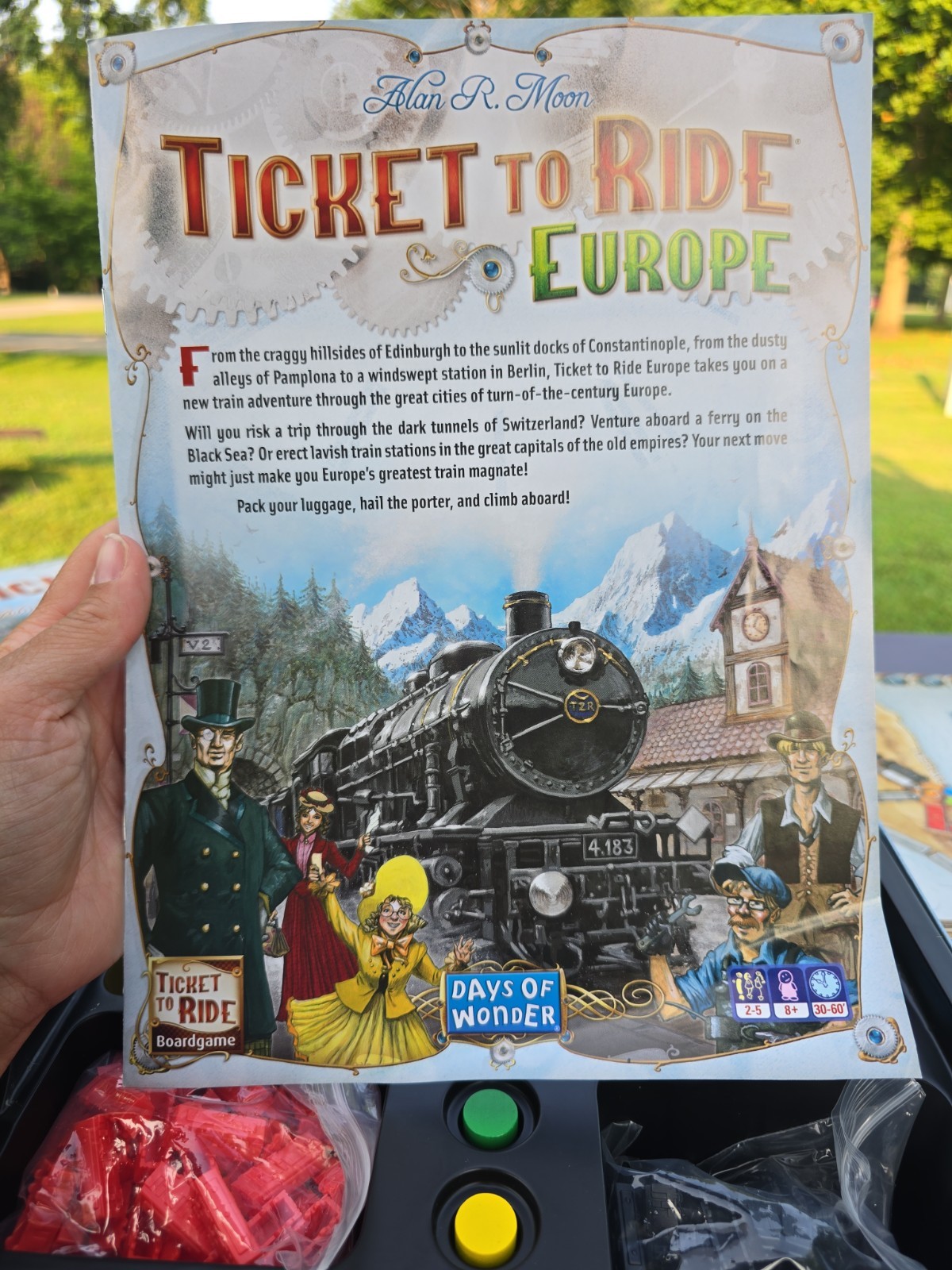 Days of Wonder Ticket to Ride Europe Board Game COMPLETE!