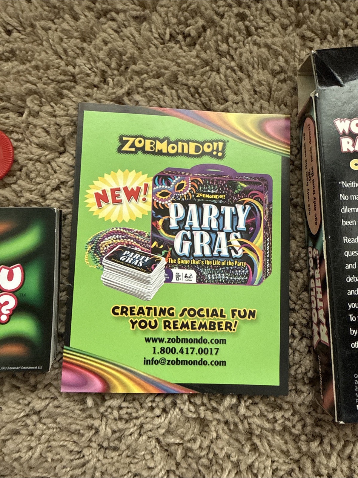 Would You Rather….? Card Game by Zobmondo!! Adults and Teens Edition Complete
