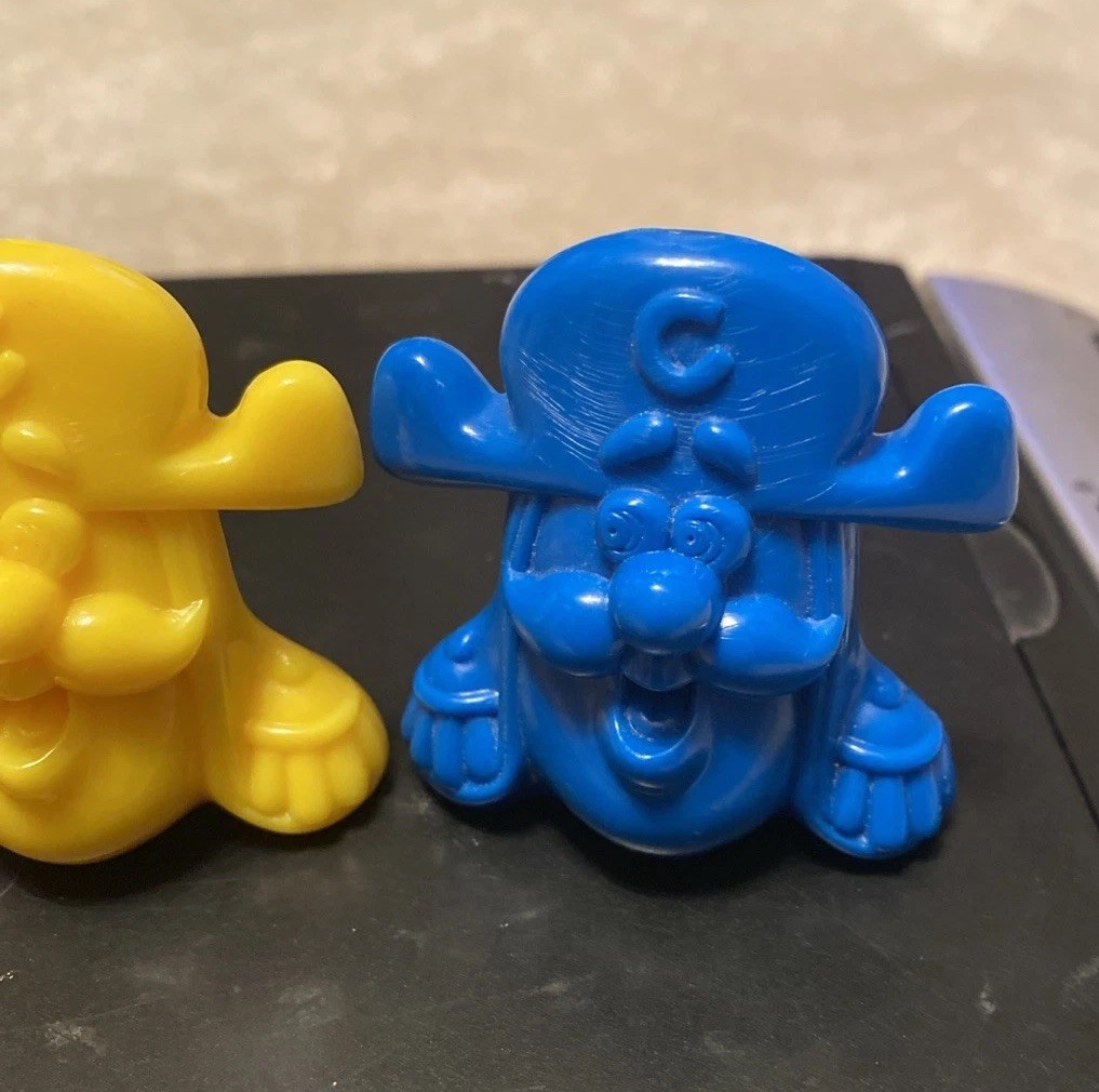 Gogo’s Crazy Bones – Cap’n Crunch (Yellow, Blue, Red) Complete Set Of 3 Original