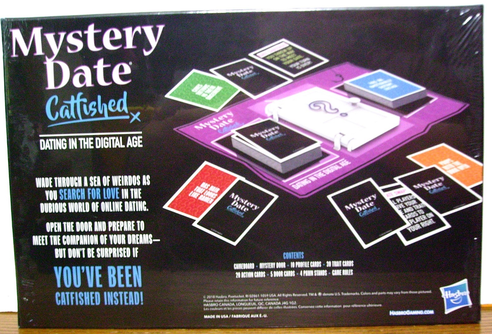 Sealed Hasbro Mystery Date Catfished Dating In The Digital Age Game for Adults