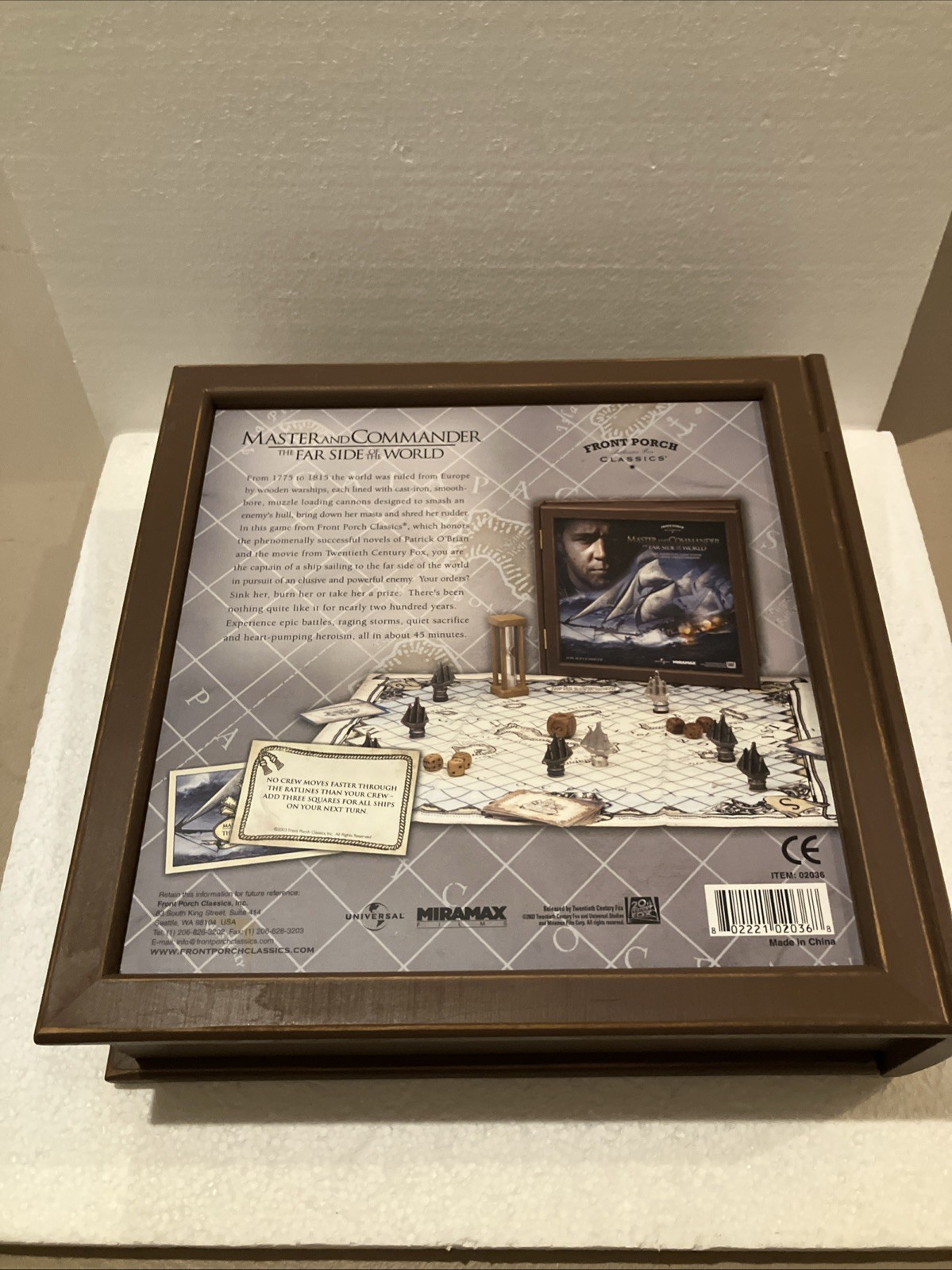 Master and Commander The Far Side of the World Board Game Front Porch Classics