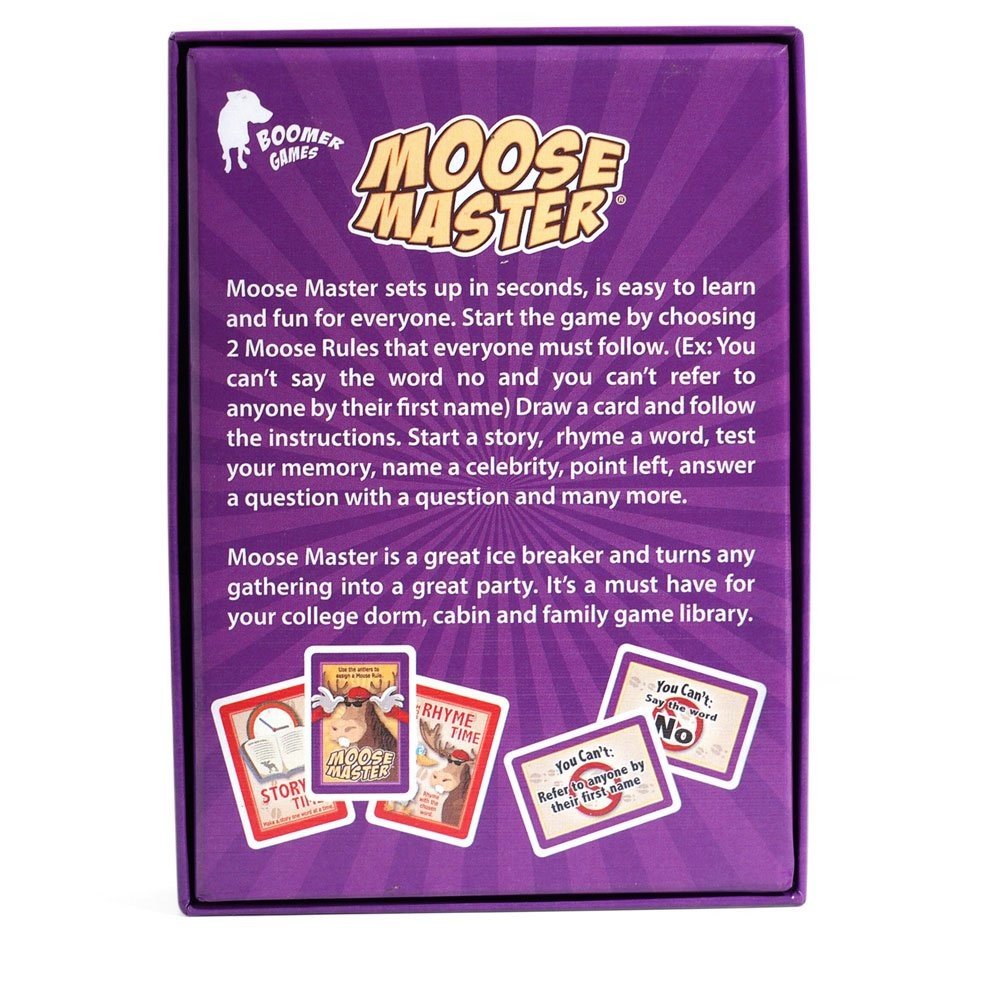 Moose Master Card Game,Crazy Party Game for All Ages,3-10 Players,Board Game JQ
