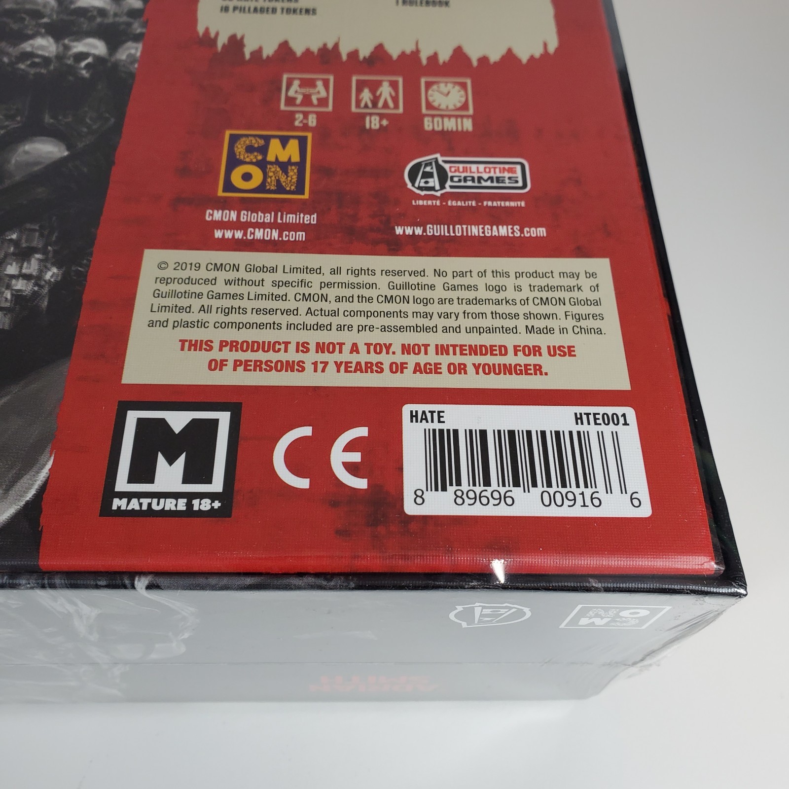 CMON Hate Core Starter Set Board Game Kickstarter Exclusive Adrian Smith New