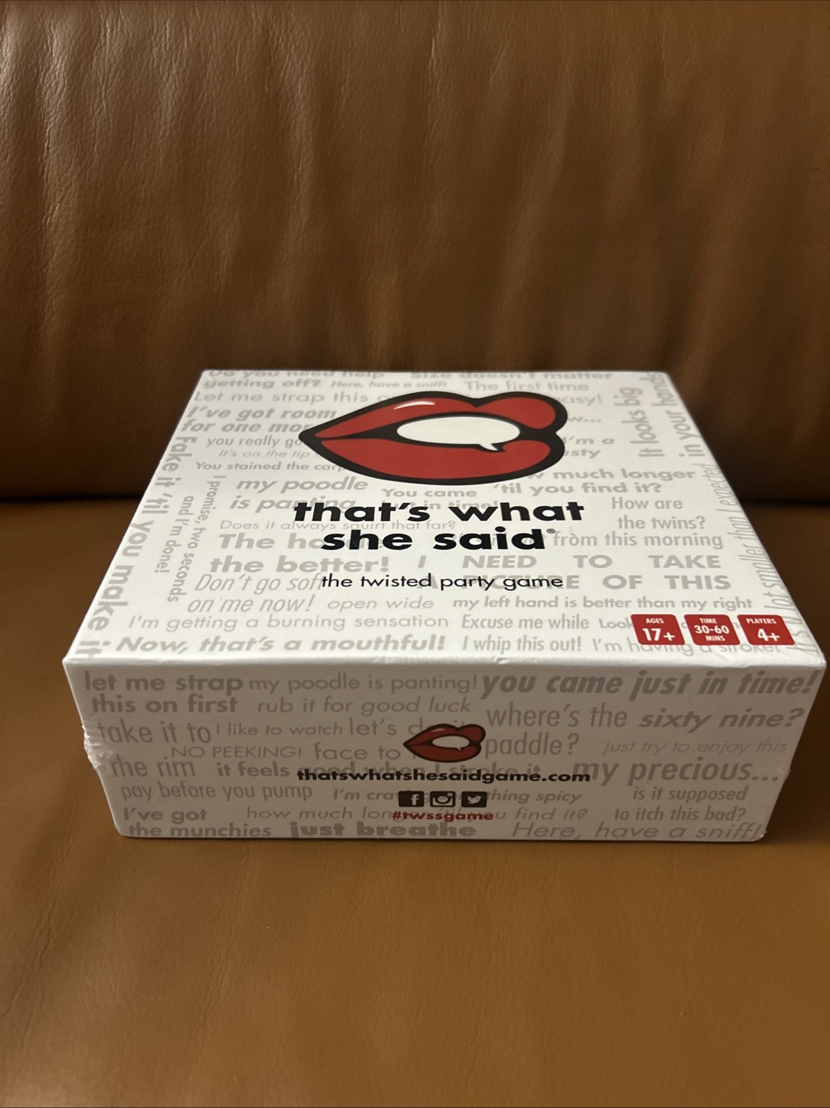That’s What She Said The Party Game of Twisted Innuendos adult game brand new !!