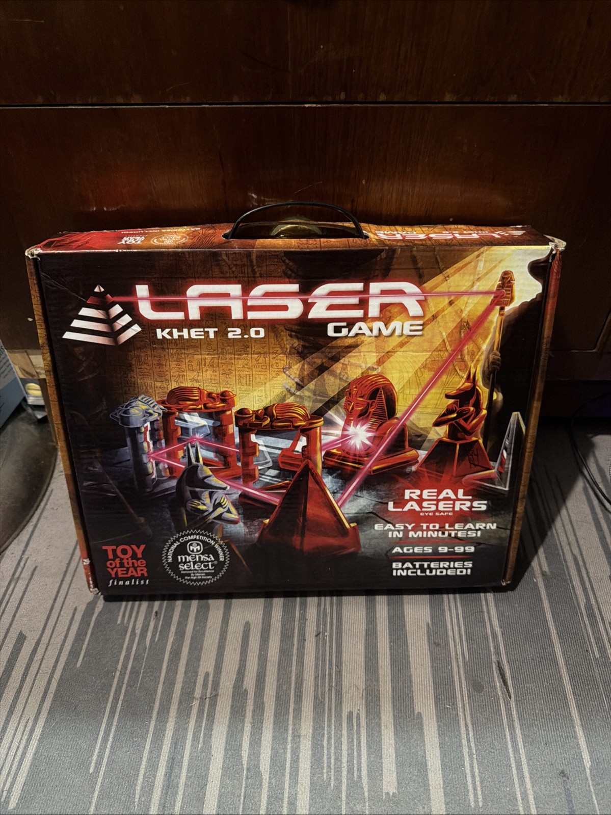 Laser Board Game Khet 2.0 Strategy Mensa Select Toy of the Year Complete Untest