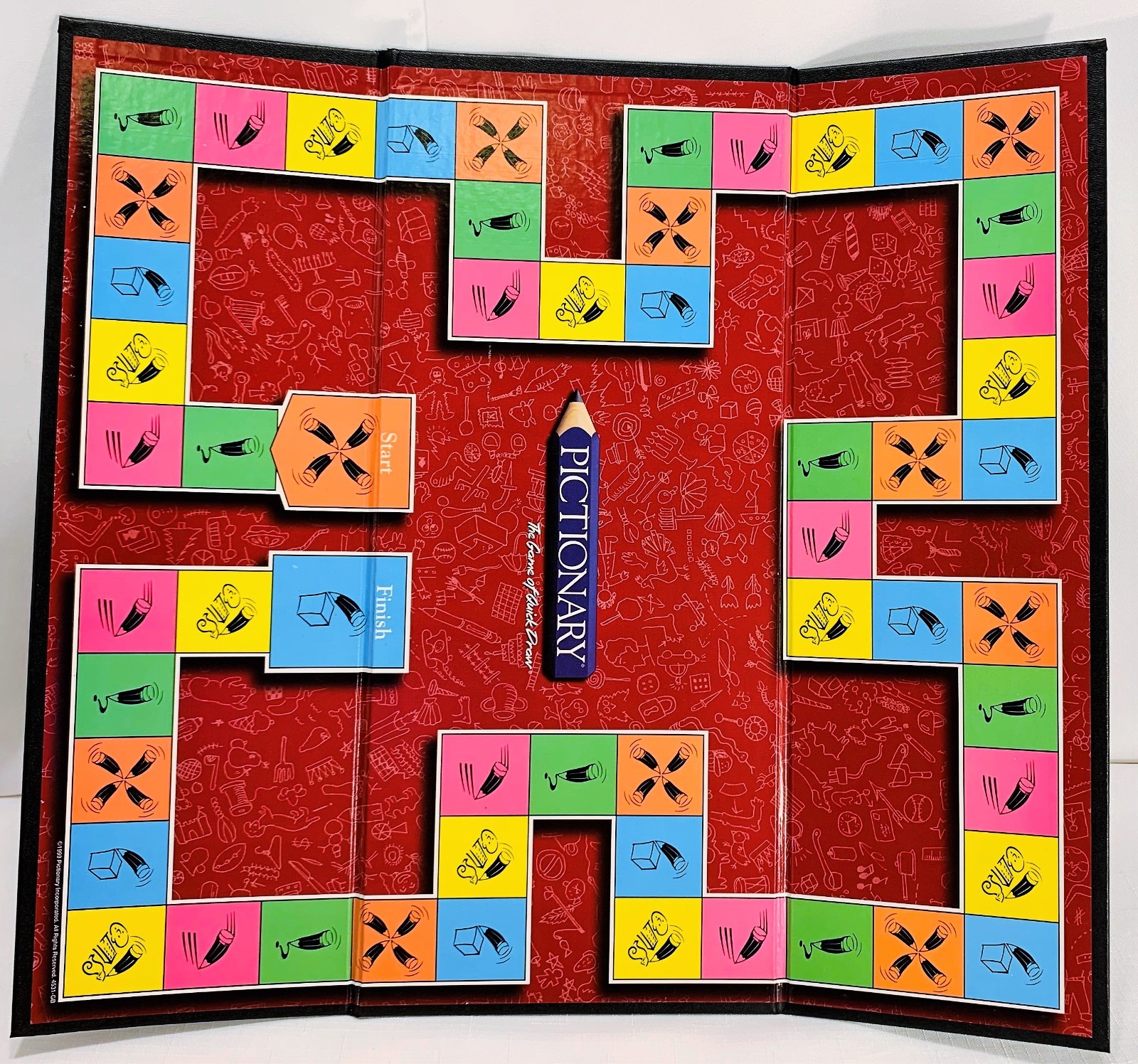 2000 Pictionary 15th Anniversary Edition Complete in Great Condition FREE SHIP
