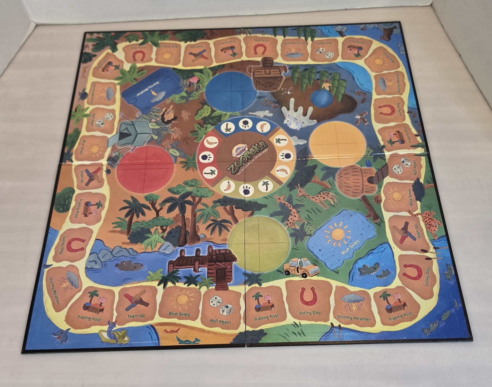 Cranium Zooreka Race to Build Your Zoo! Family Board Game 2006 Complete