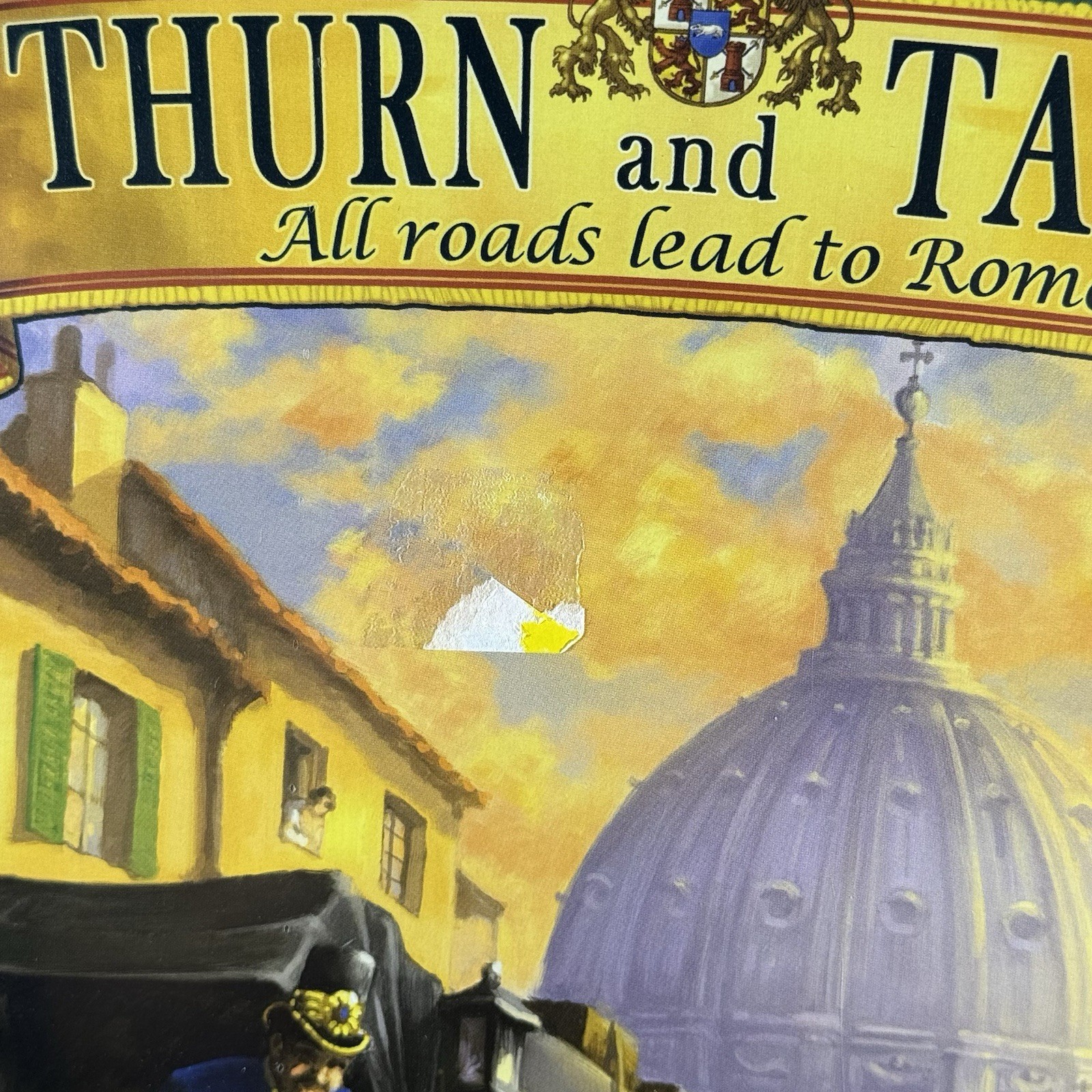 CIB THURN AND TAXIS ALL ROADS LEAD TO ROME BOARD GAME EXPANSION RIO GRANDE GAMES