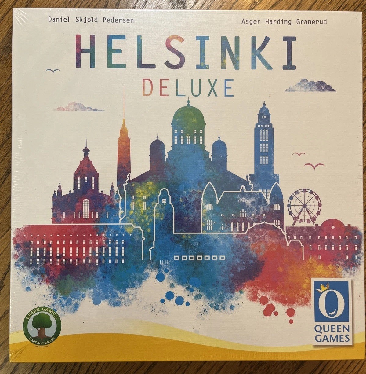 Helsinki Deluxe Edition Queen Games Kickstarter 2022 NIS with Expansion 1