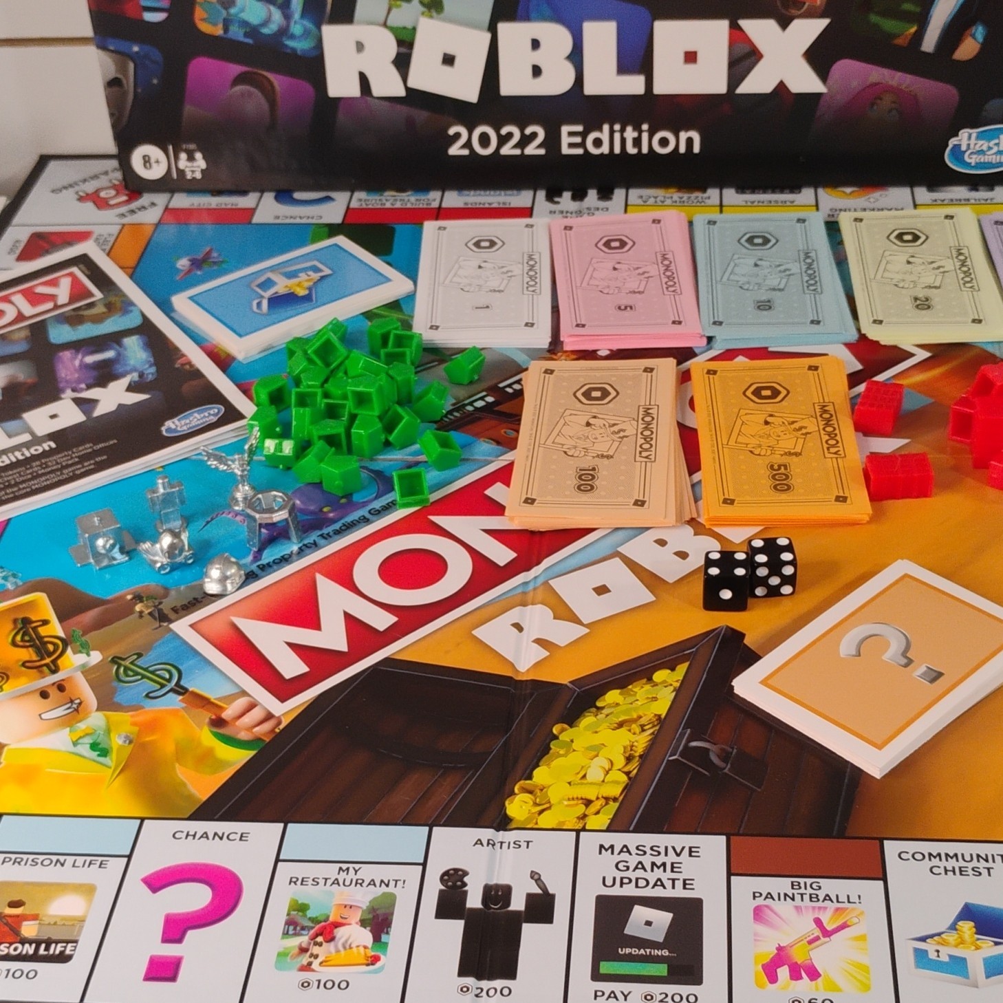 Hasbro Monopoly Roblox 2022 Edition Complete Board Game 2+ Players Ages 8+