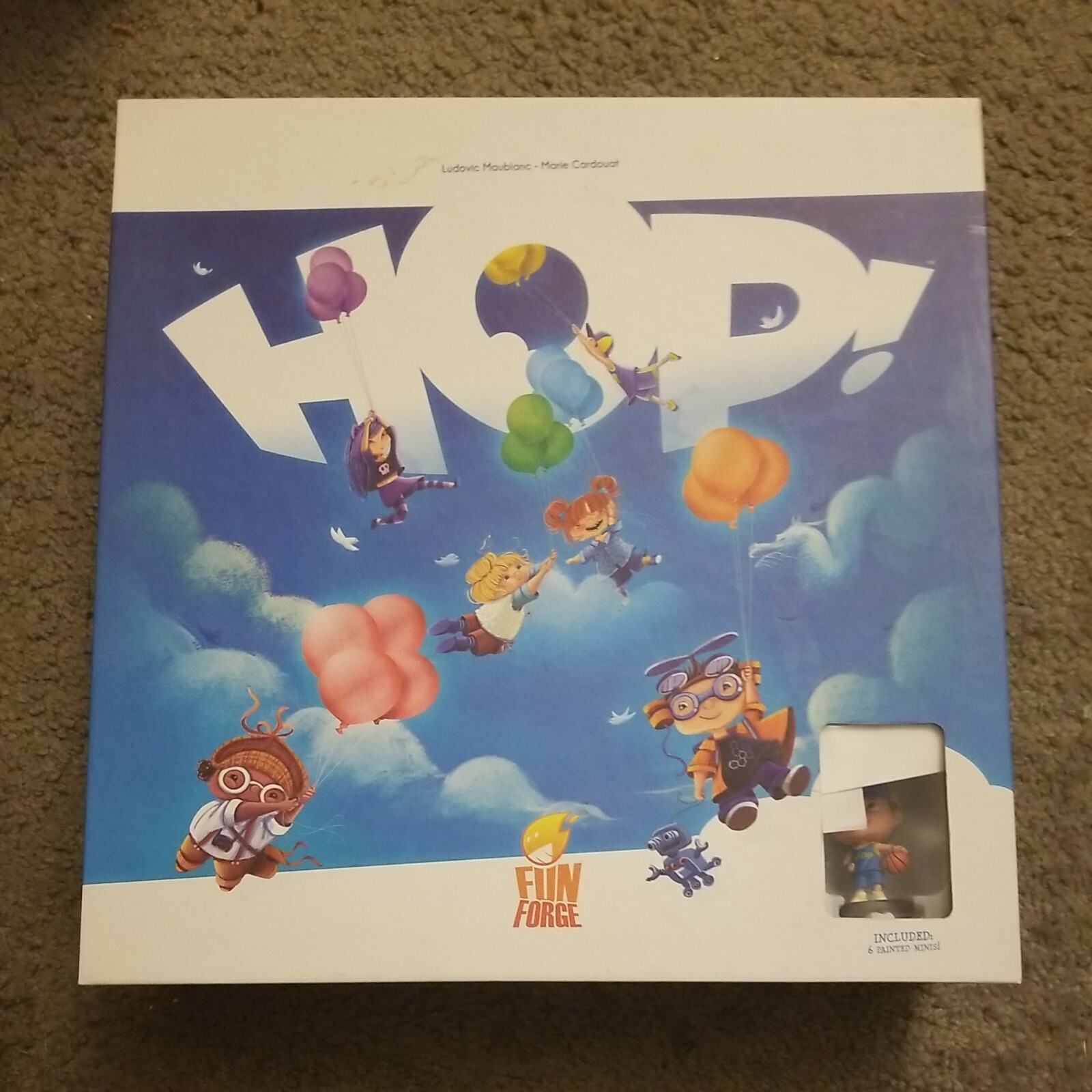 HOP! Fun Forge 3D Gameboard Board Game w Painted Mini Figures NEW – Sealed